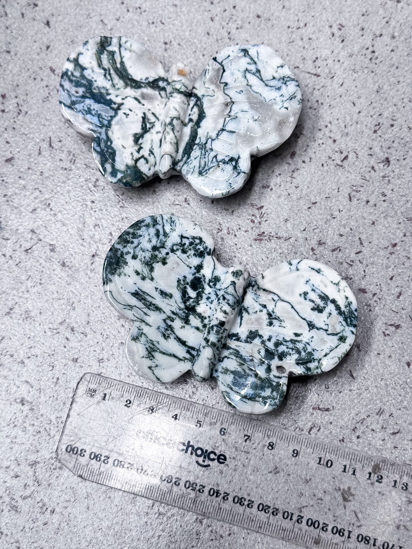 Moss Agate Butterfly