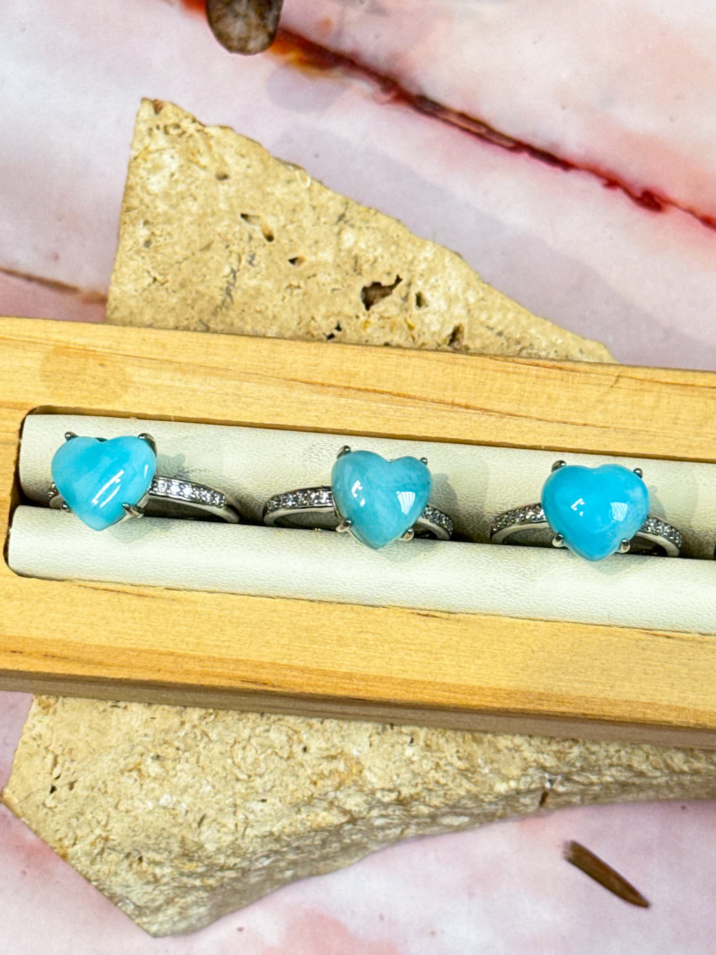 Larimar Rings