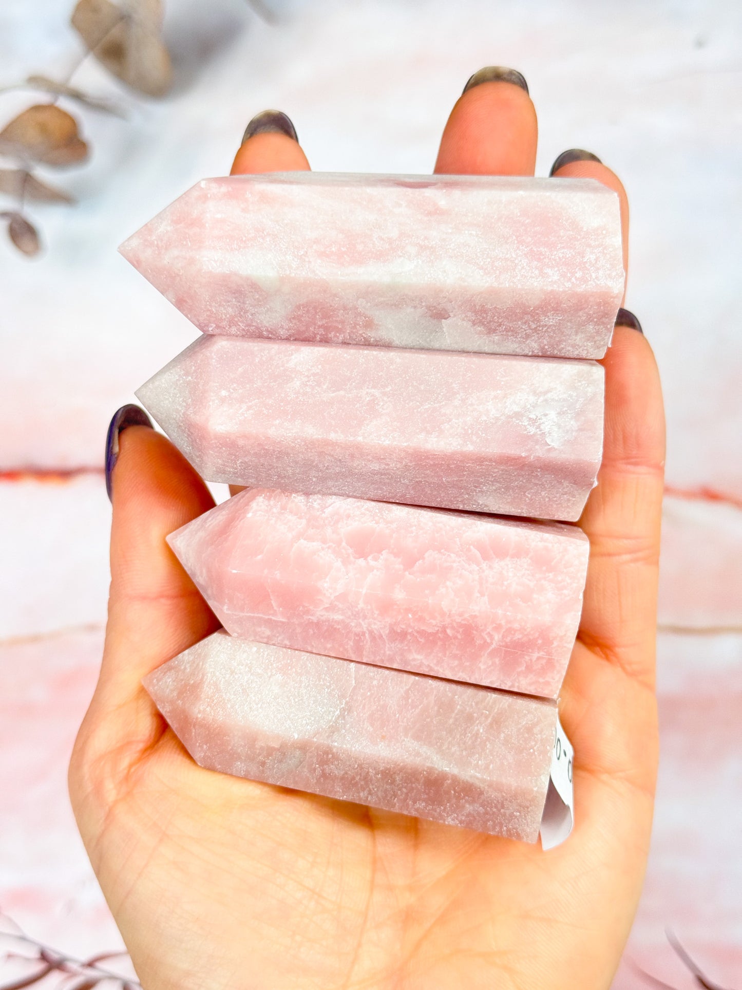 Chinese Pink Opal Points