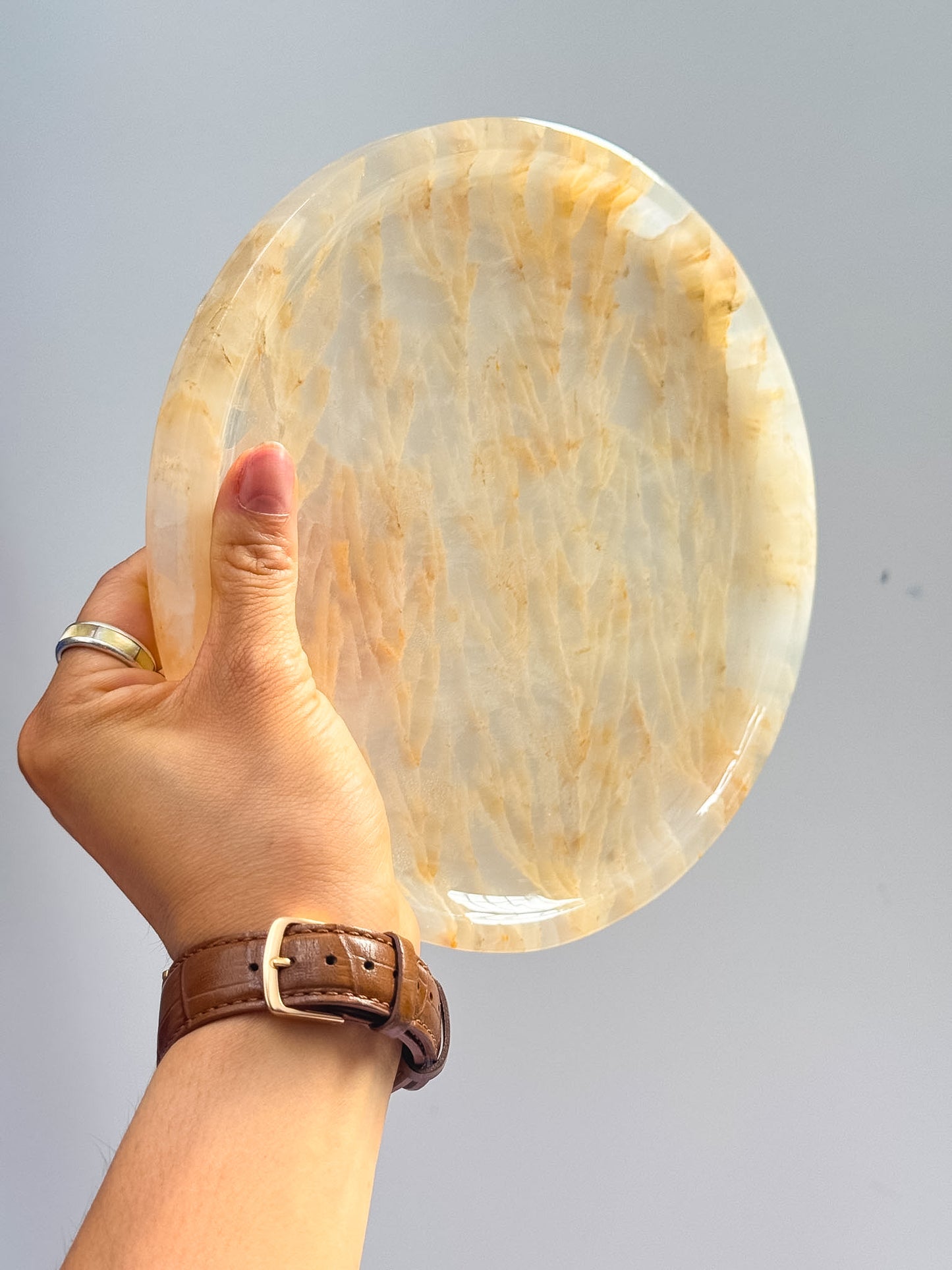 Dendritic Calcite Bowl