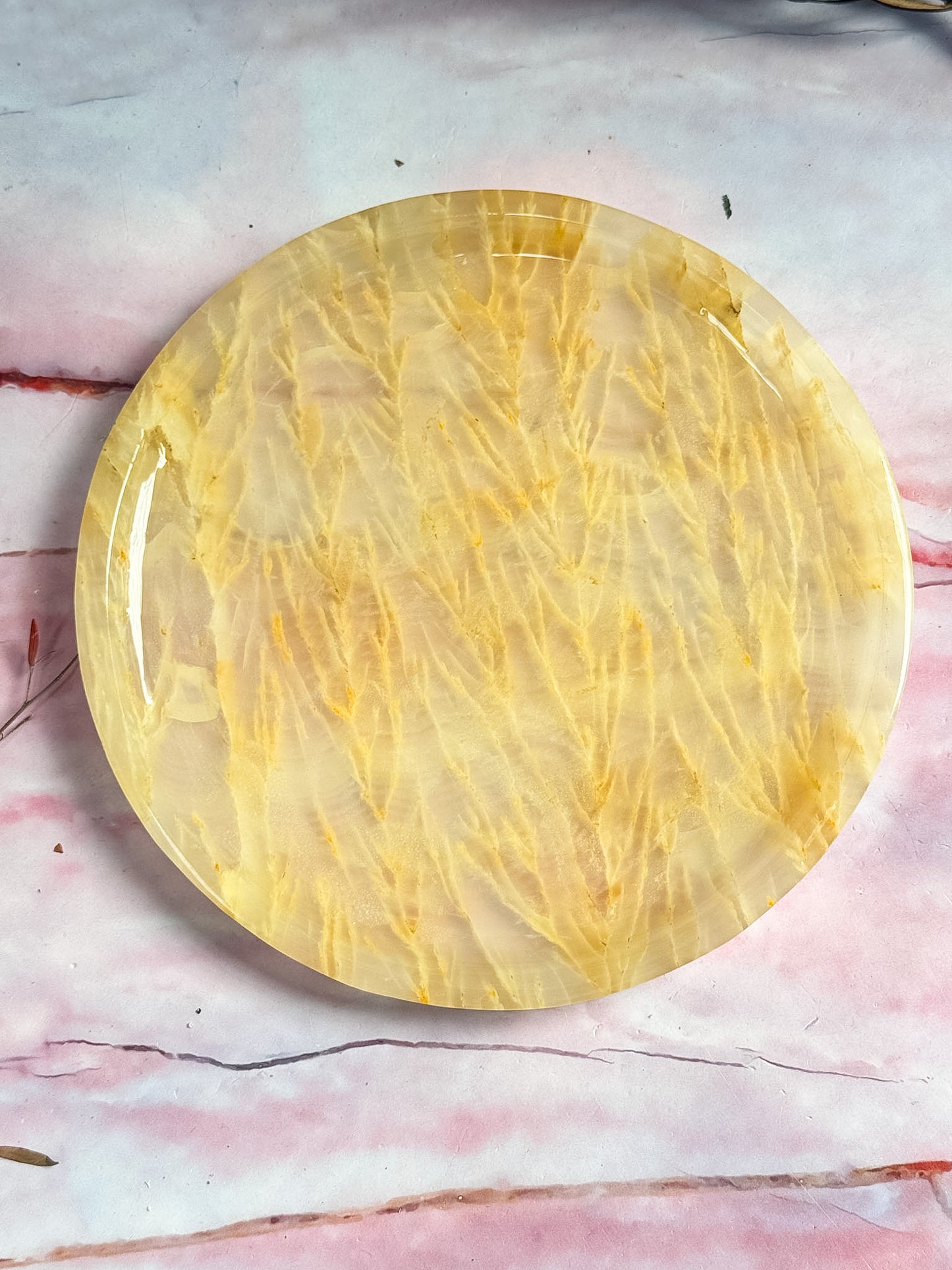 Dendritic Calcite Bowl