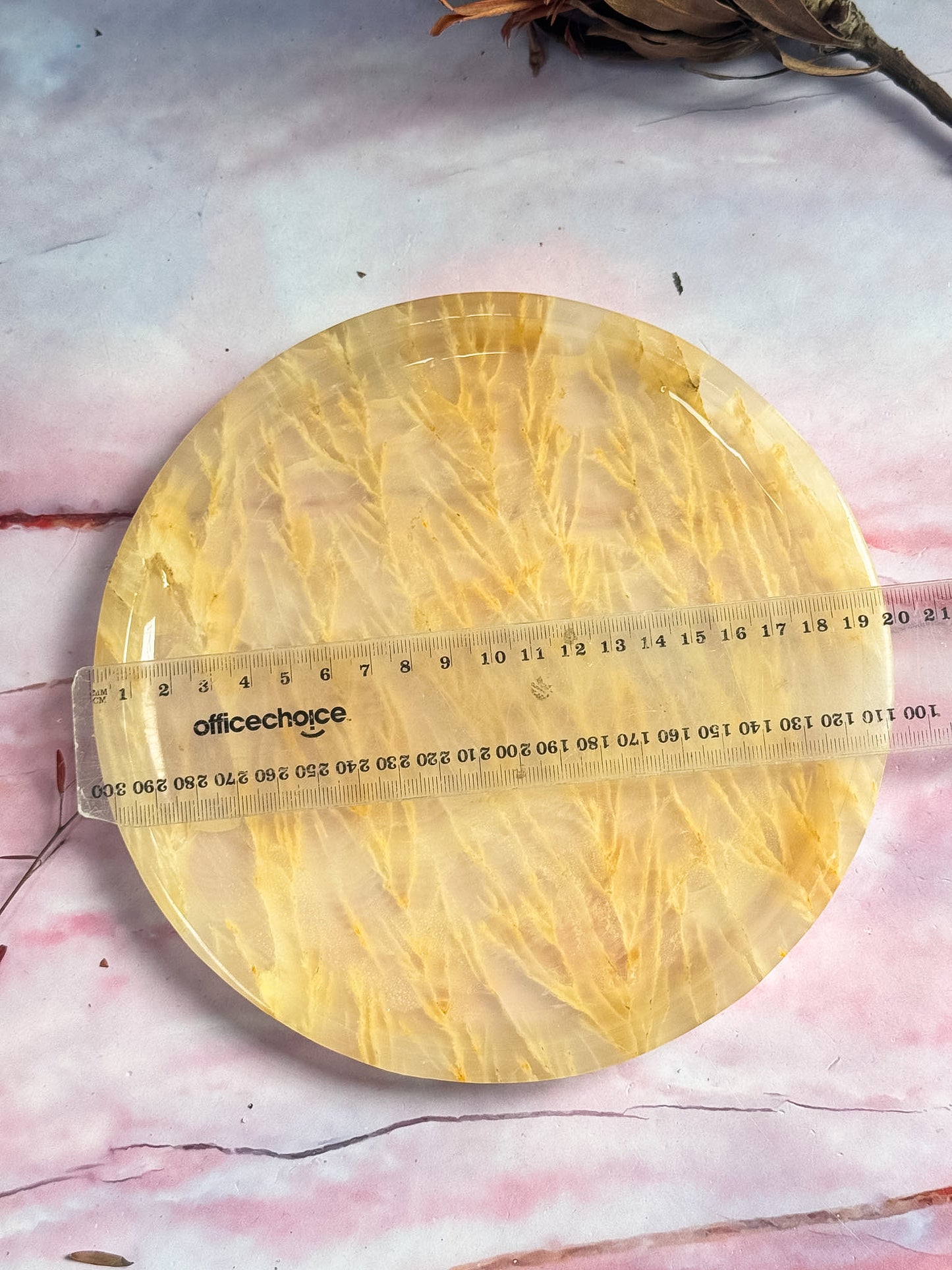 Dendritic Calcite Bowl