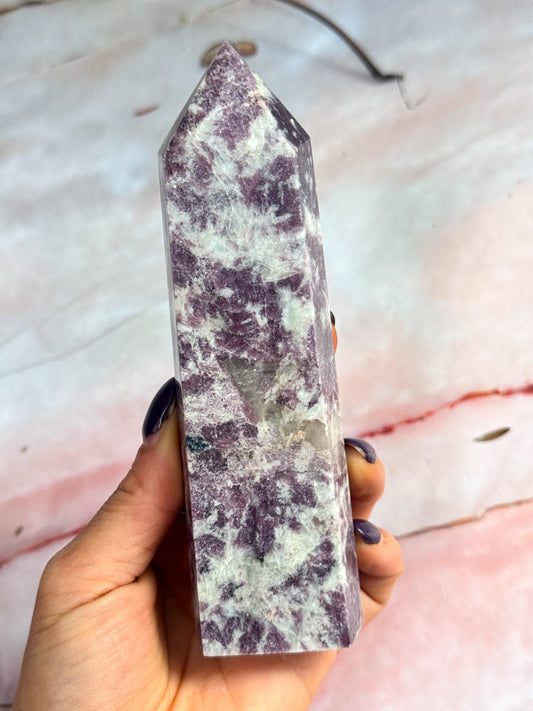 Lepidolite Tower