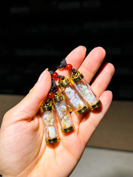 Ethiopian Opal Jar Pendants