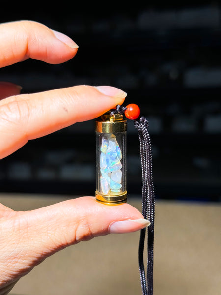 Ethiopian Opal Jar Pendants