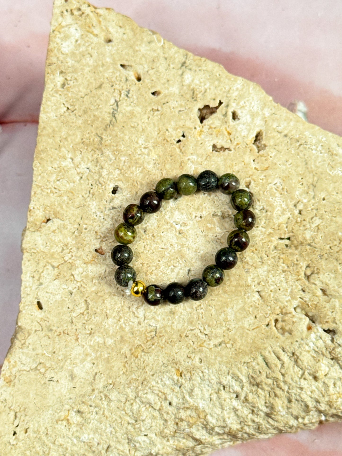 Crystal Anxiety Bead Rings