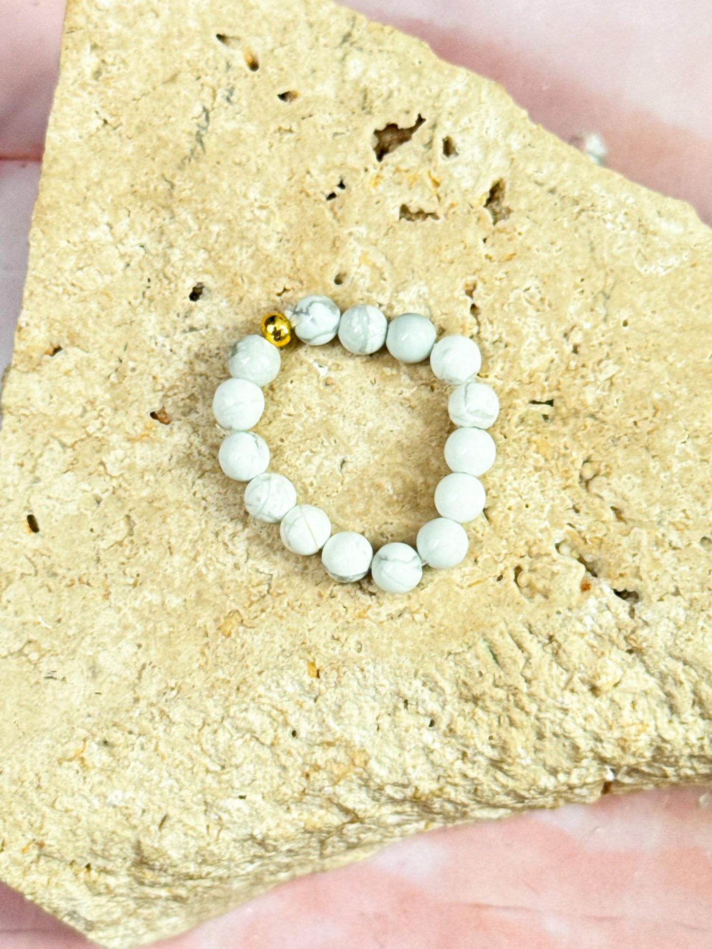 Crystal Anxiety Bead Rings