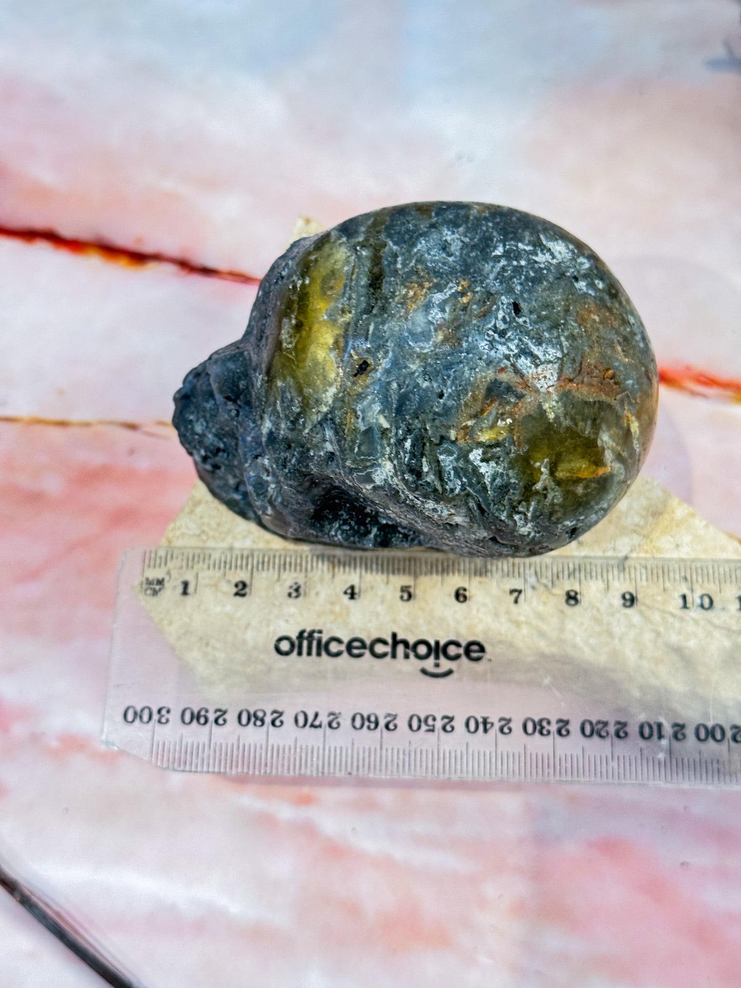 Sphalerite with Calcite Skull #1