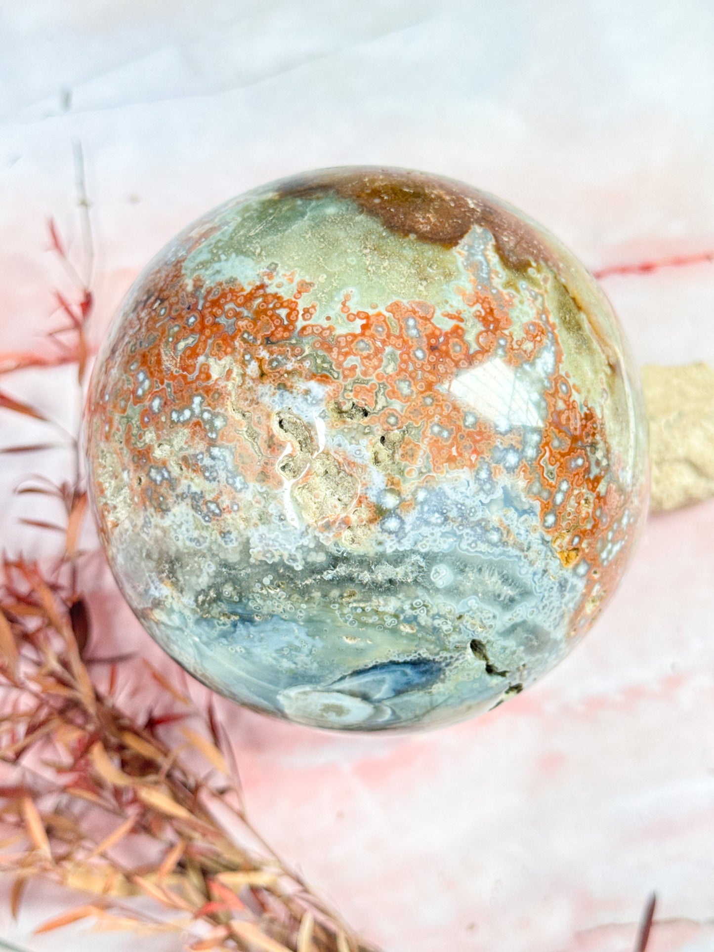 Ocean Jasper Sphere