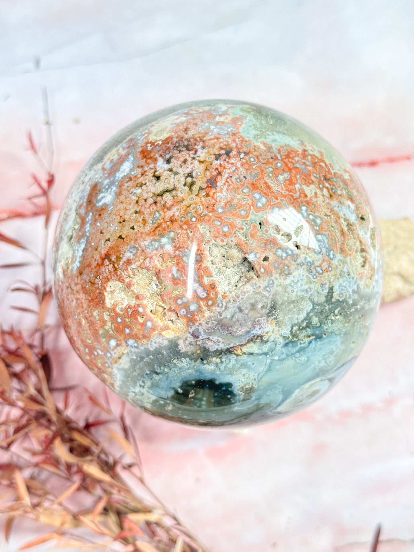 Ocean Jasper Sphere
