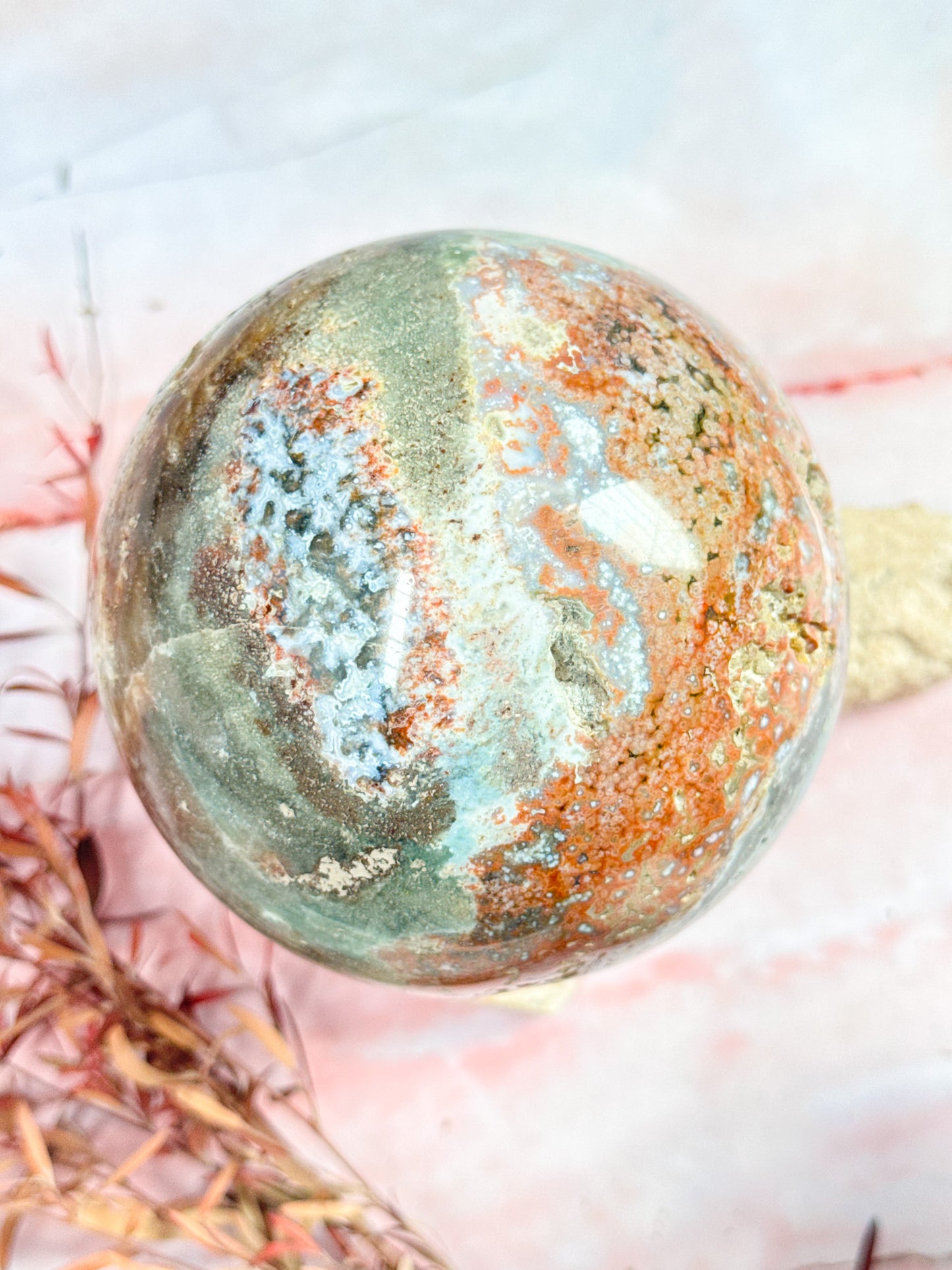 Ocean Jasper Sphere