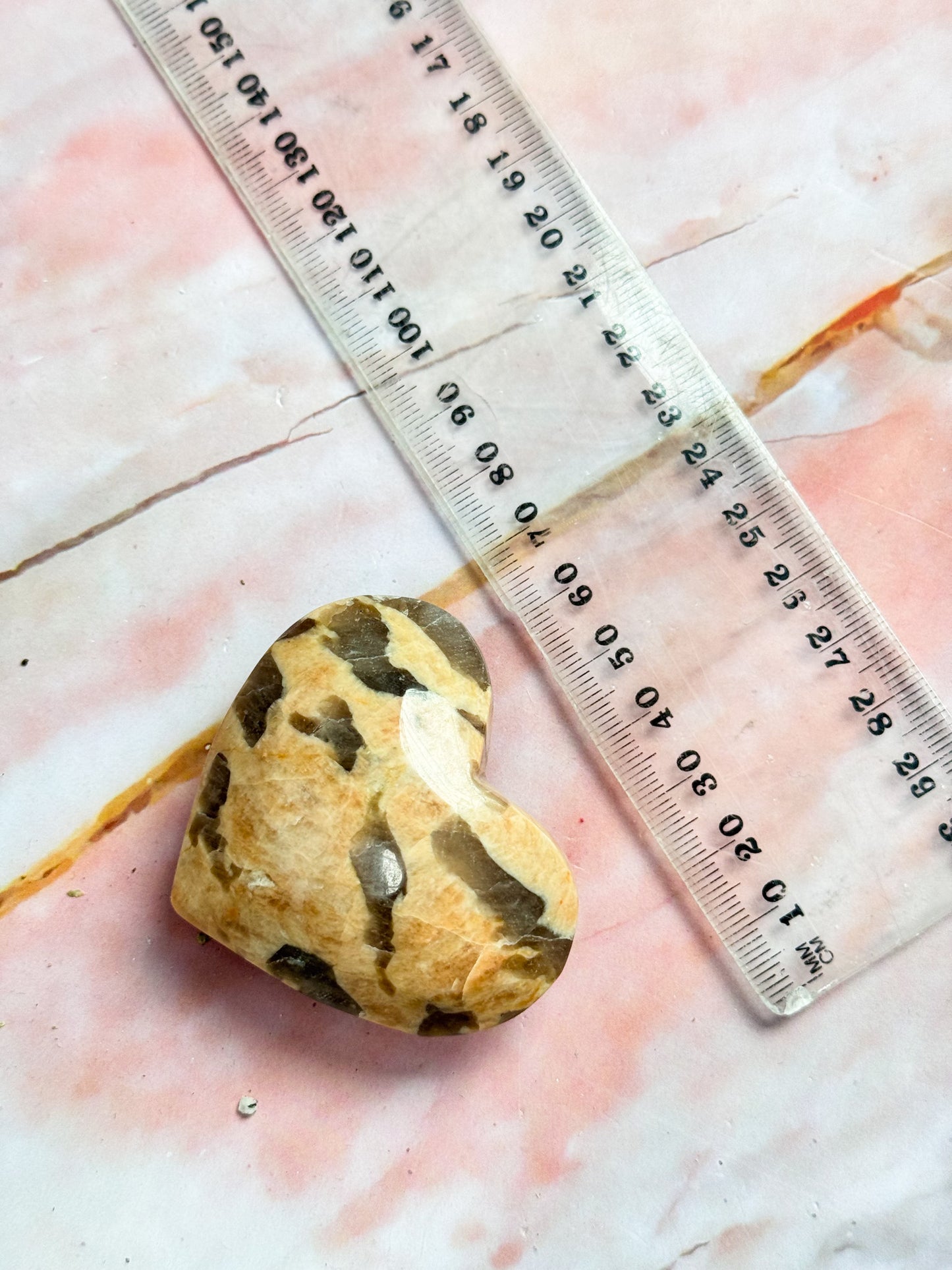 Zebradorite Hearts and Palmstones