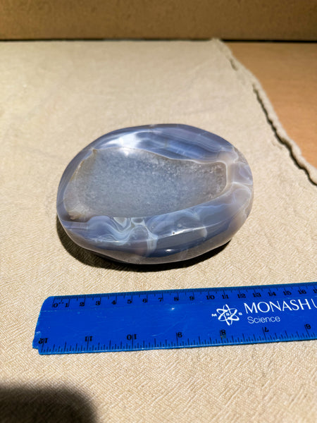 Agate and Quartz Bowl