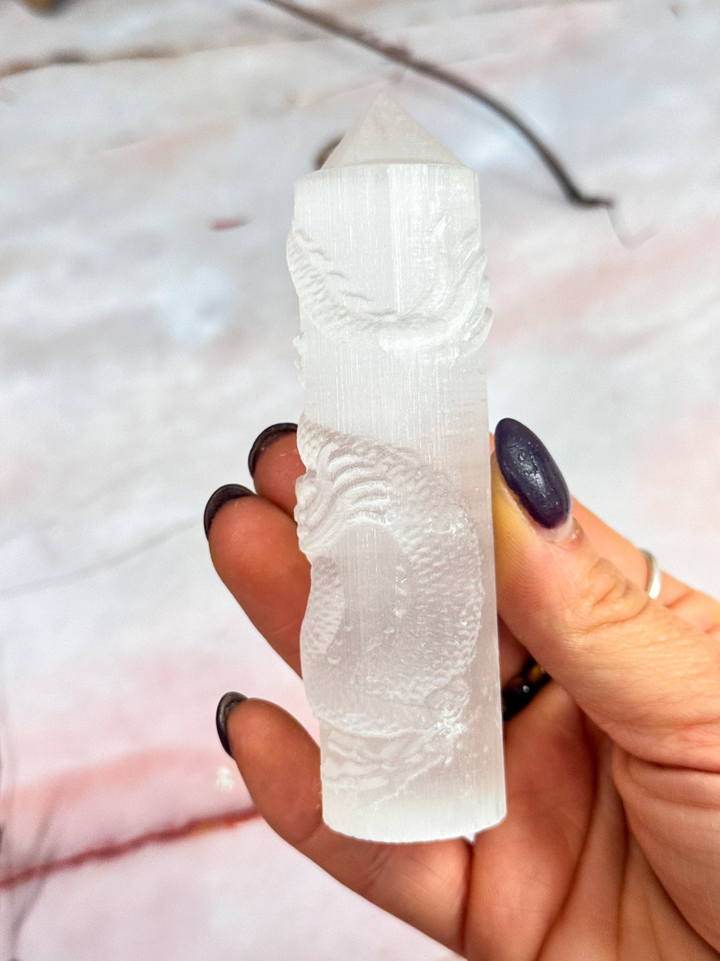 Selenite Dragon Points