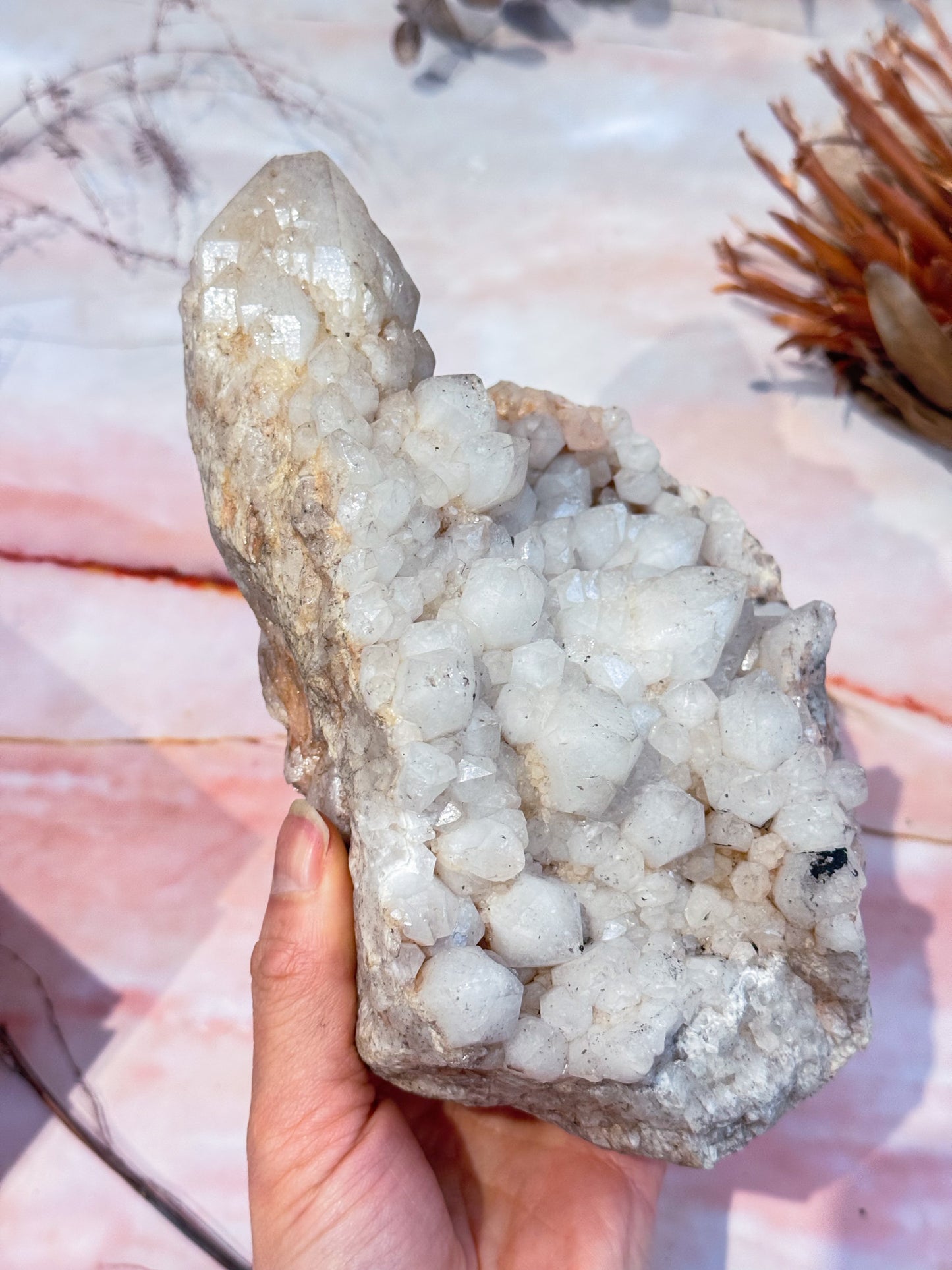 Pineapple Quartz Cluster