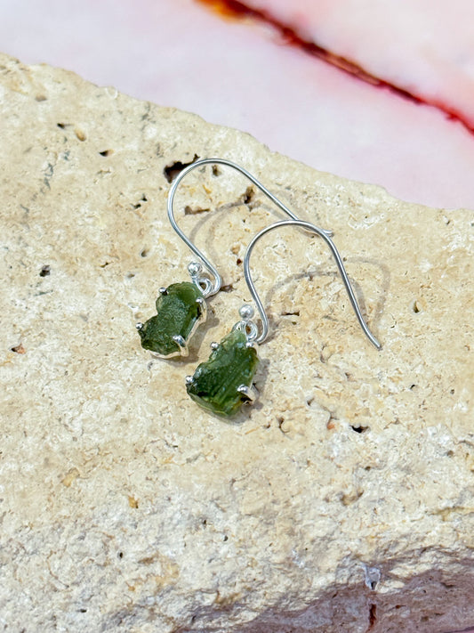 Moldavite Earrings #2