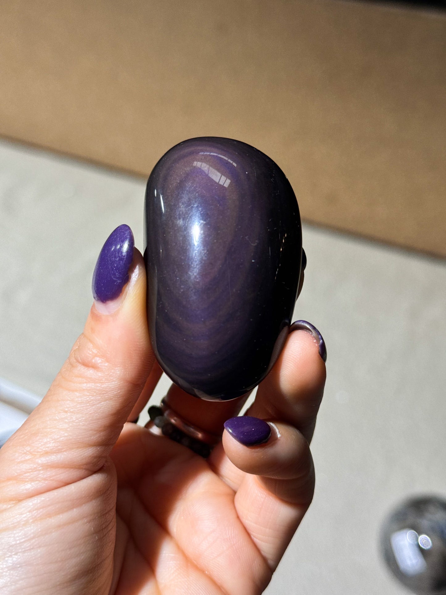 Rainbow Obsidian Palmstones