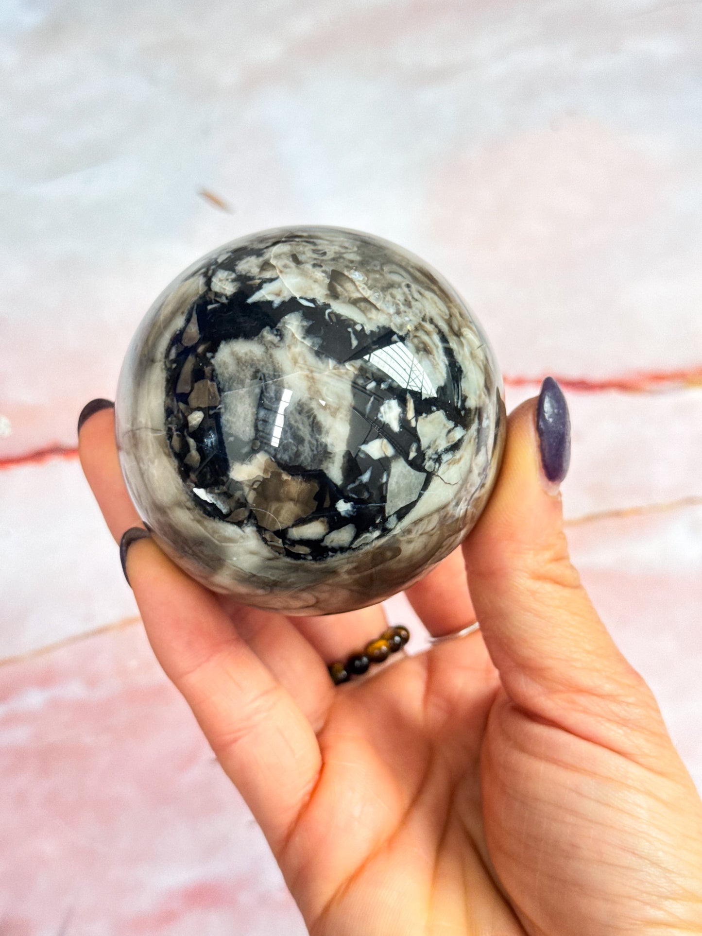 Volcanic Agate Sphere
