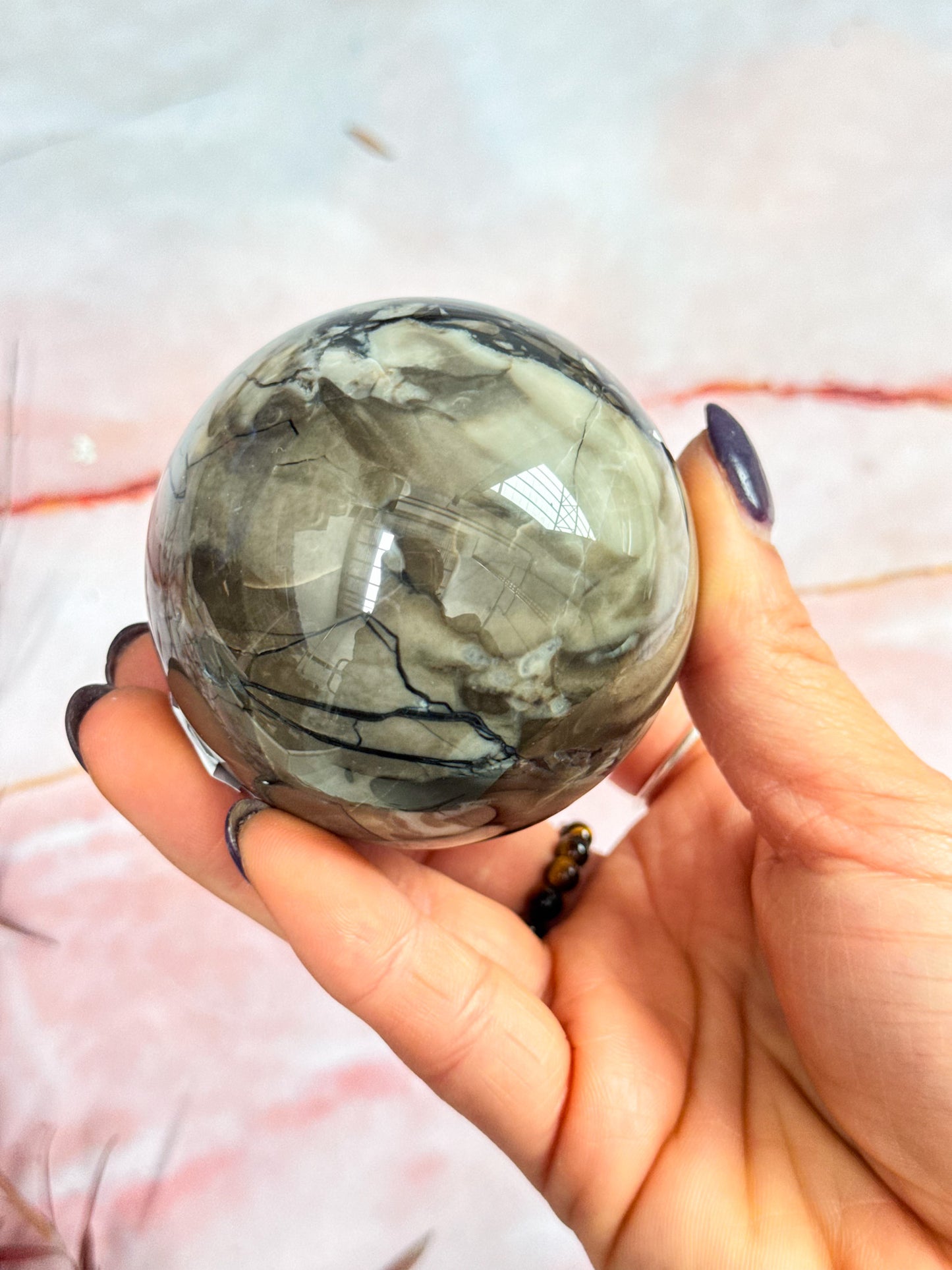 Volcanic Agate Sphere