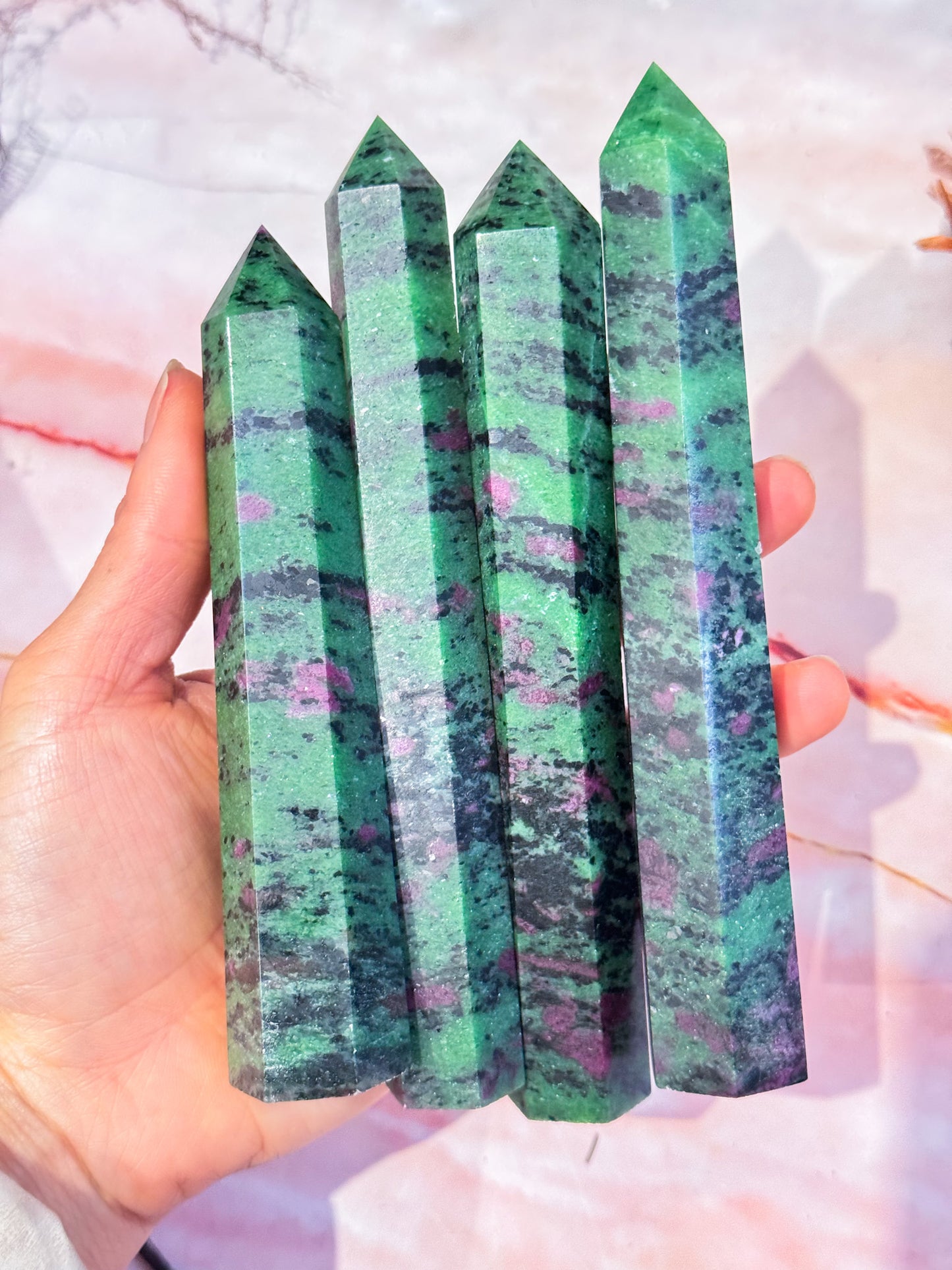 Ruby in Zoisite Points