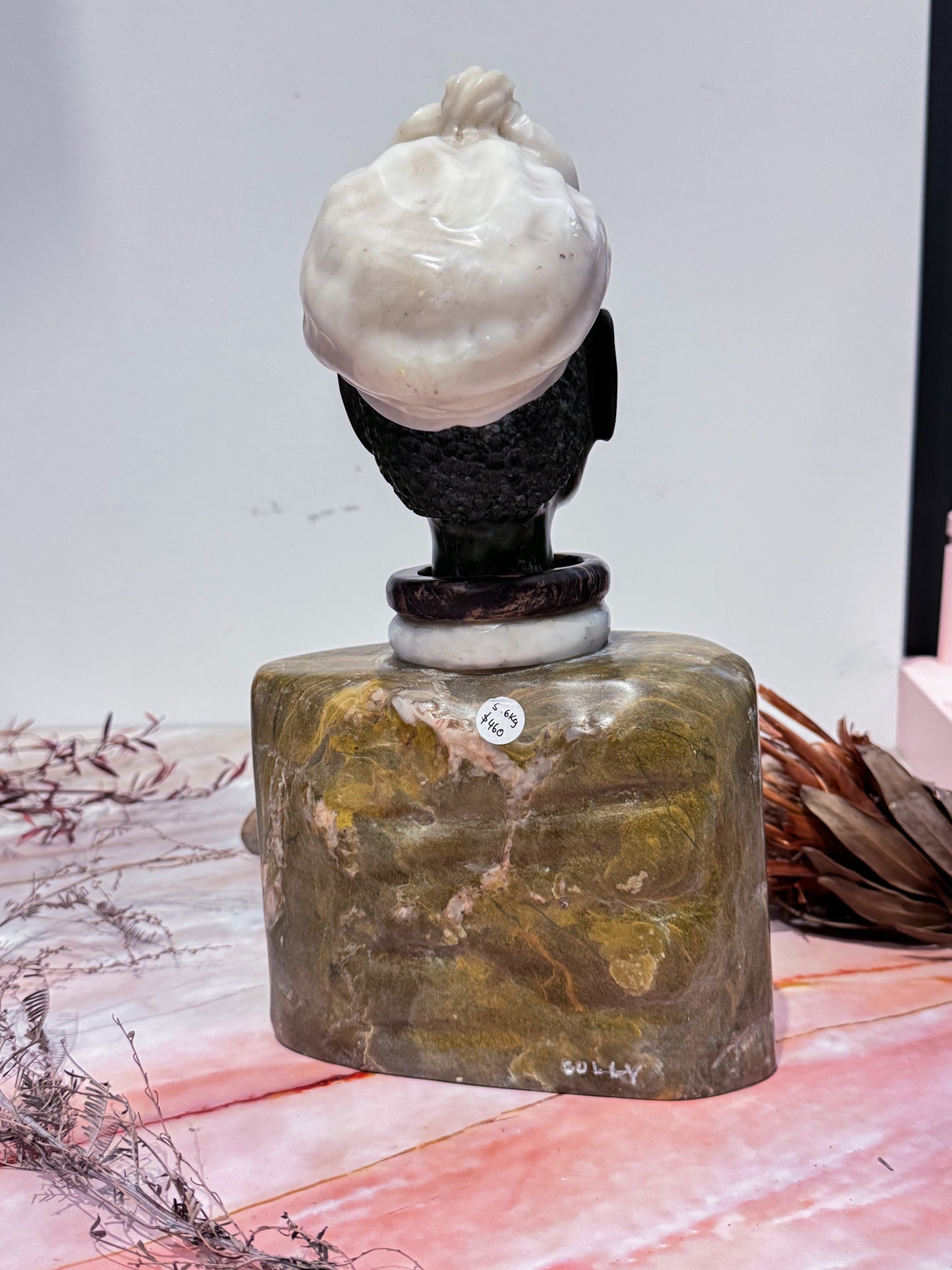 African Bust Carving