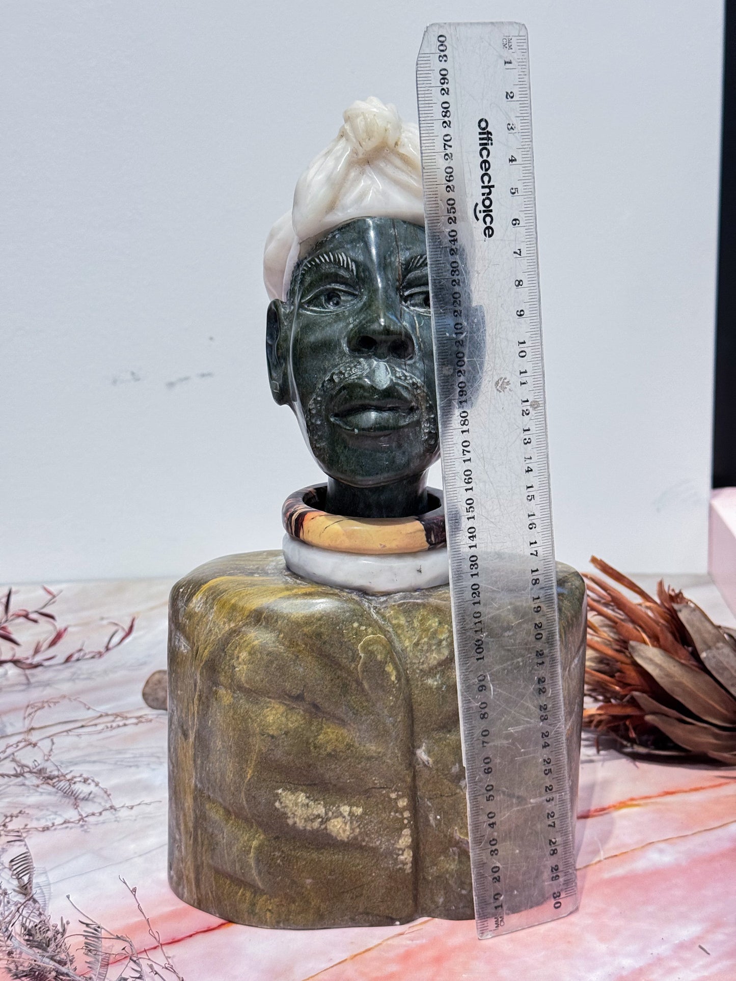 African Bust Carving