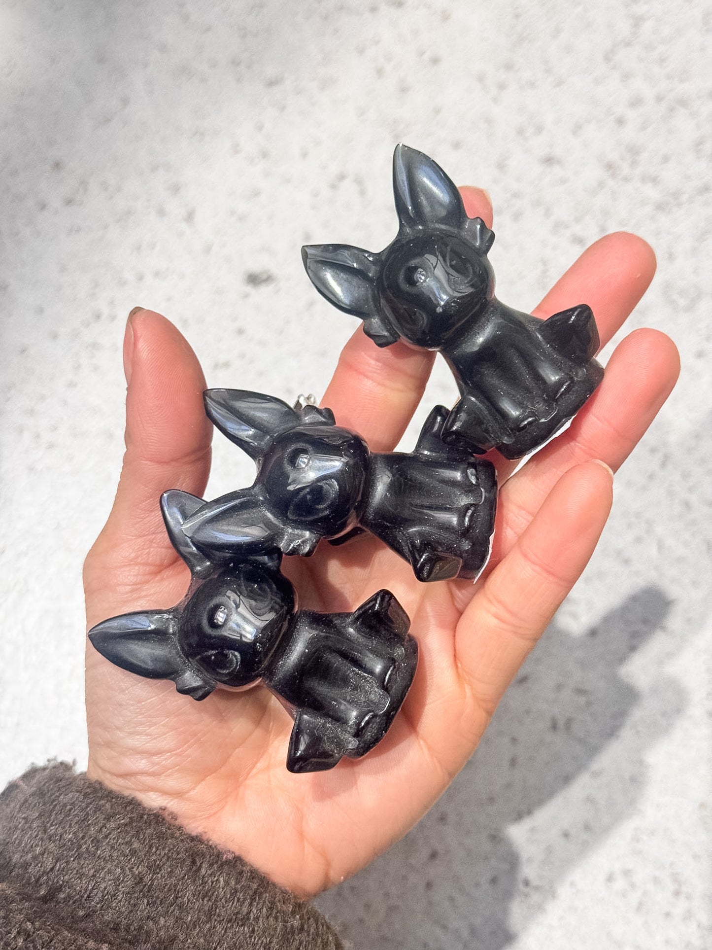 Obsidian Espeon Carvings