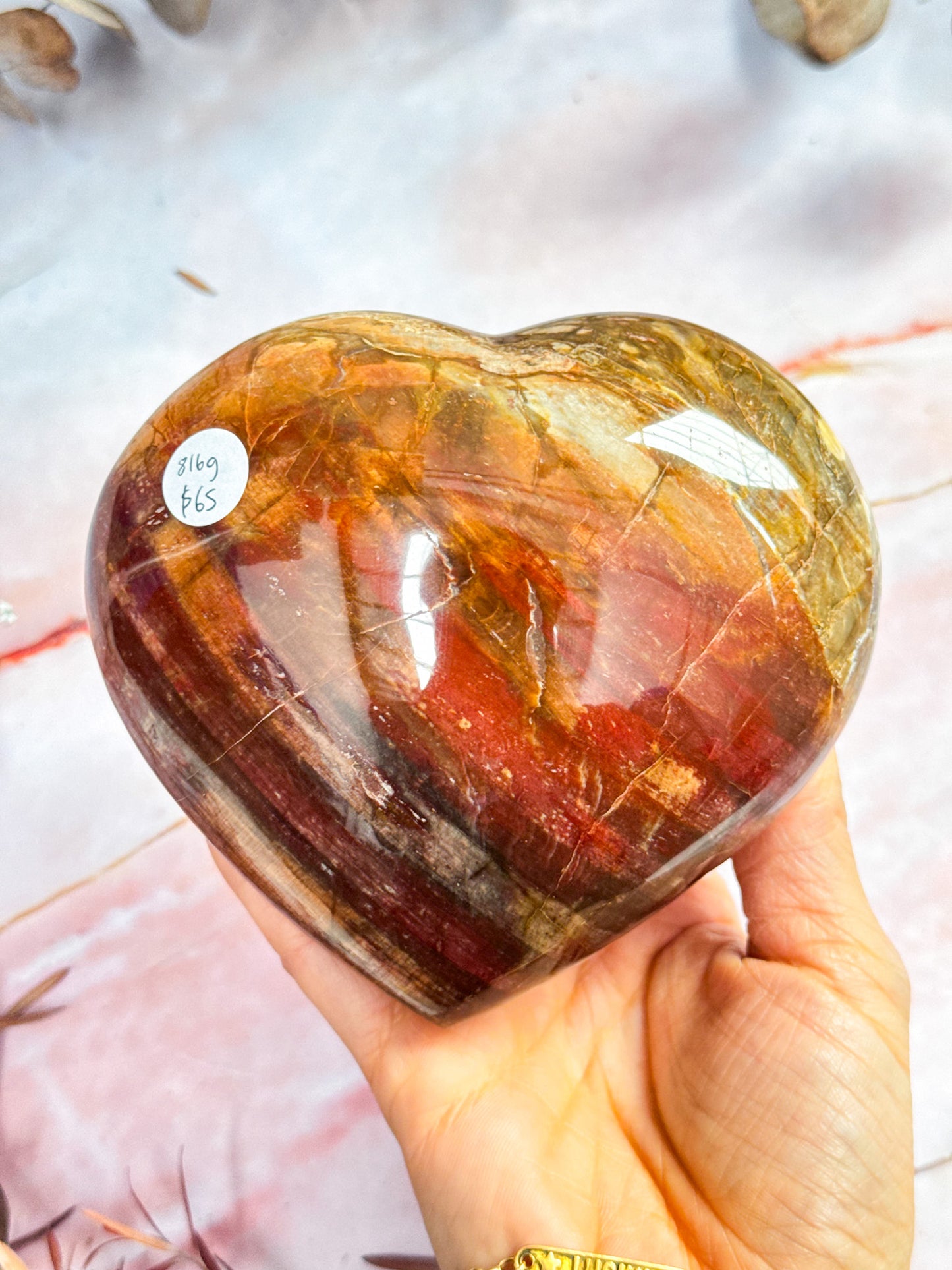 Petrified Wood Heart