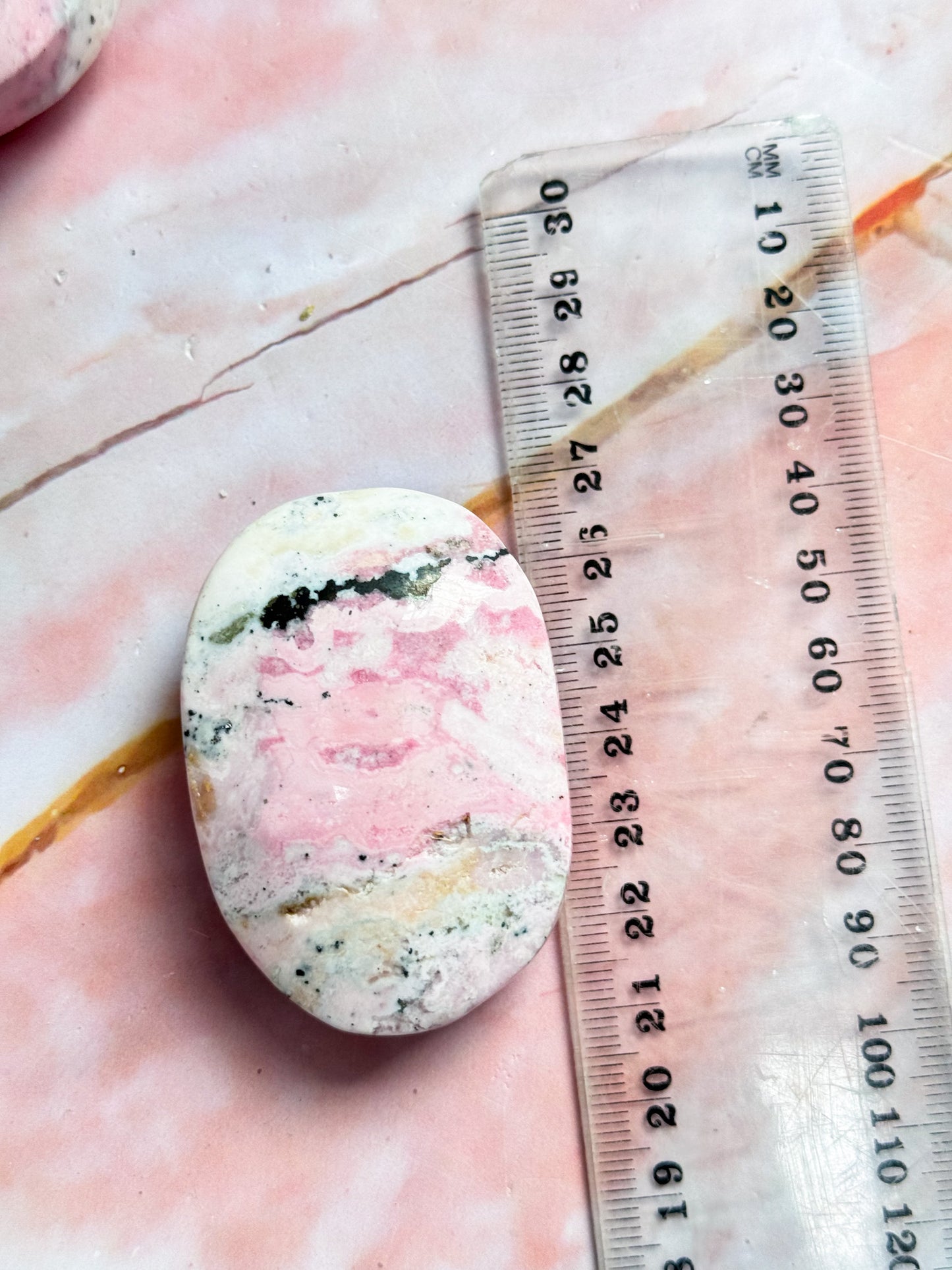 Pink Peruvian Rhodonite Palmstones