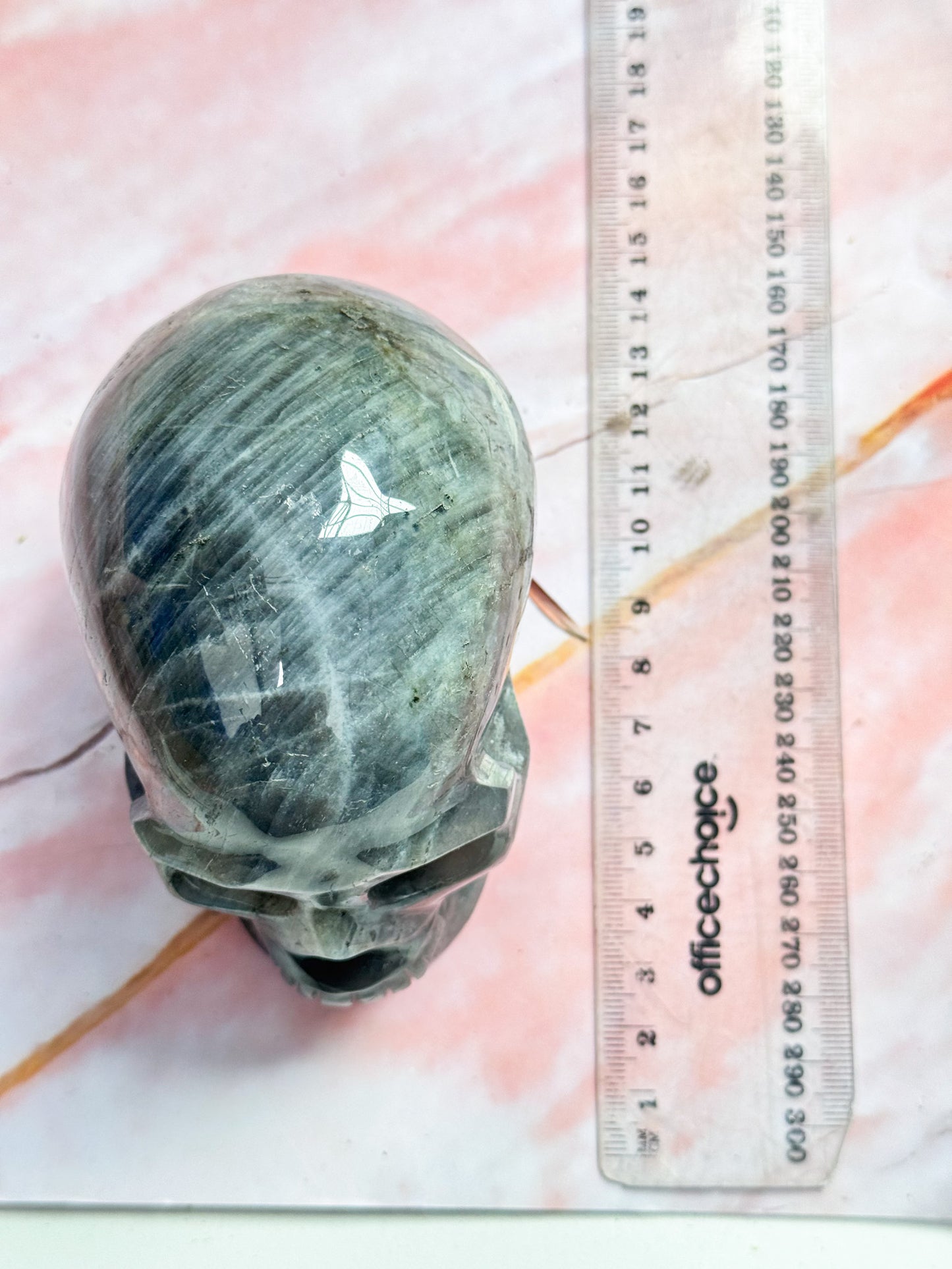 Purple Labradorite Skull