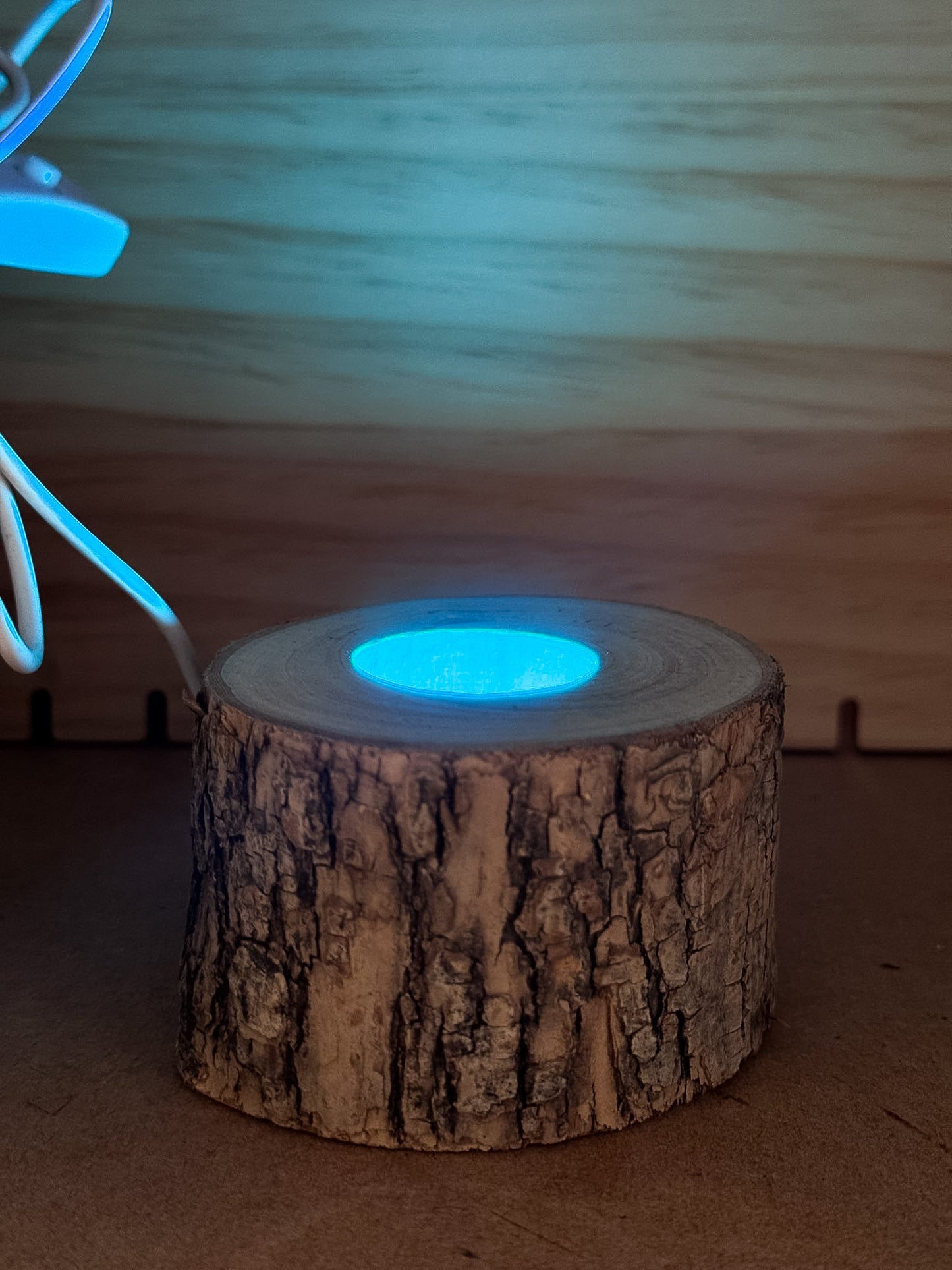 Tree Stump Light Stands