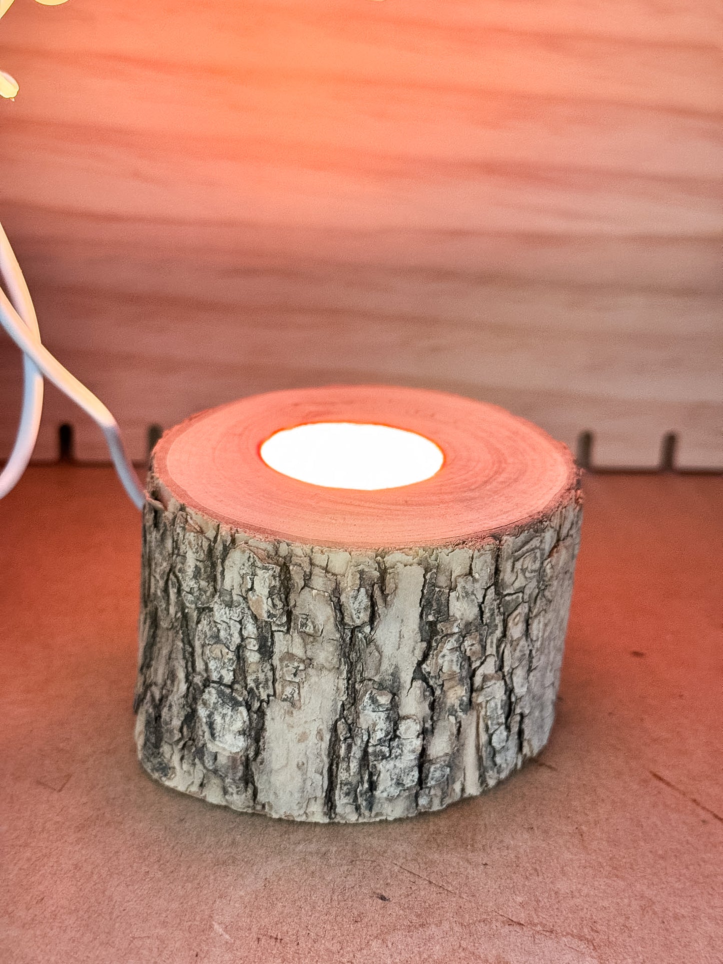 Tree Stump Light Stands