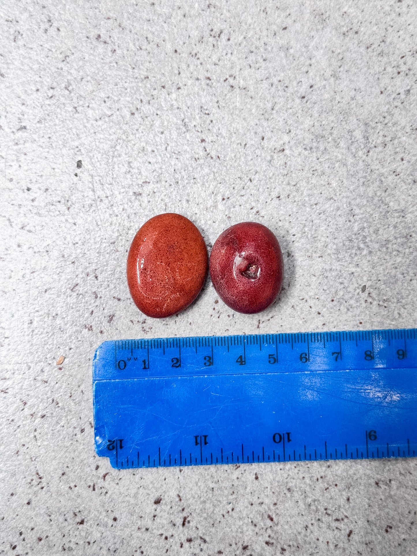 Red Garden Quartz Tumbles