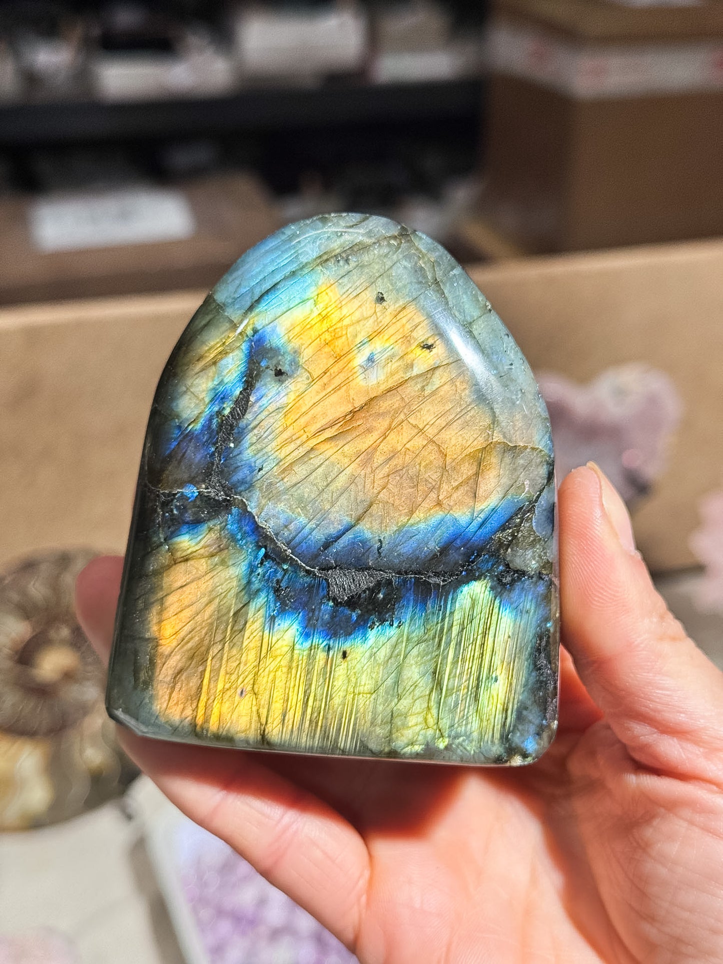 Gold Labradorite Freeform