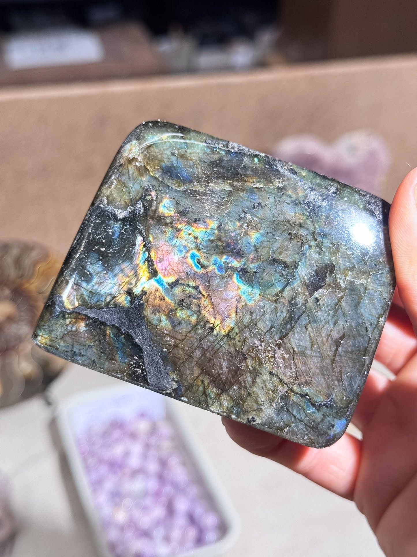 Gold Labradorite Freeform