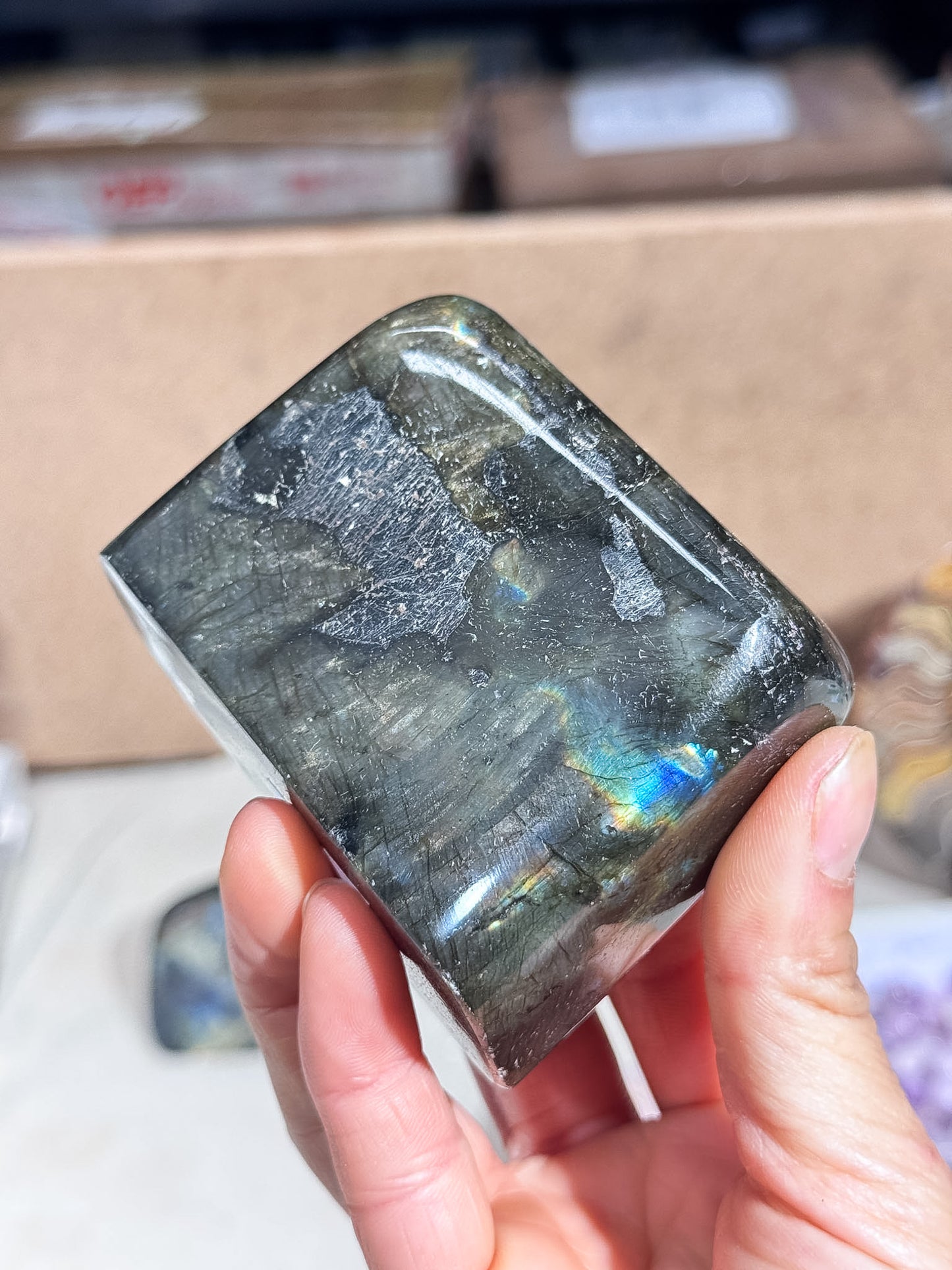 Gold Labradorite Freeform