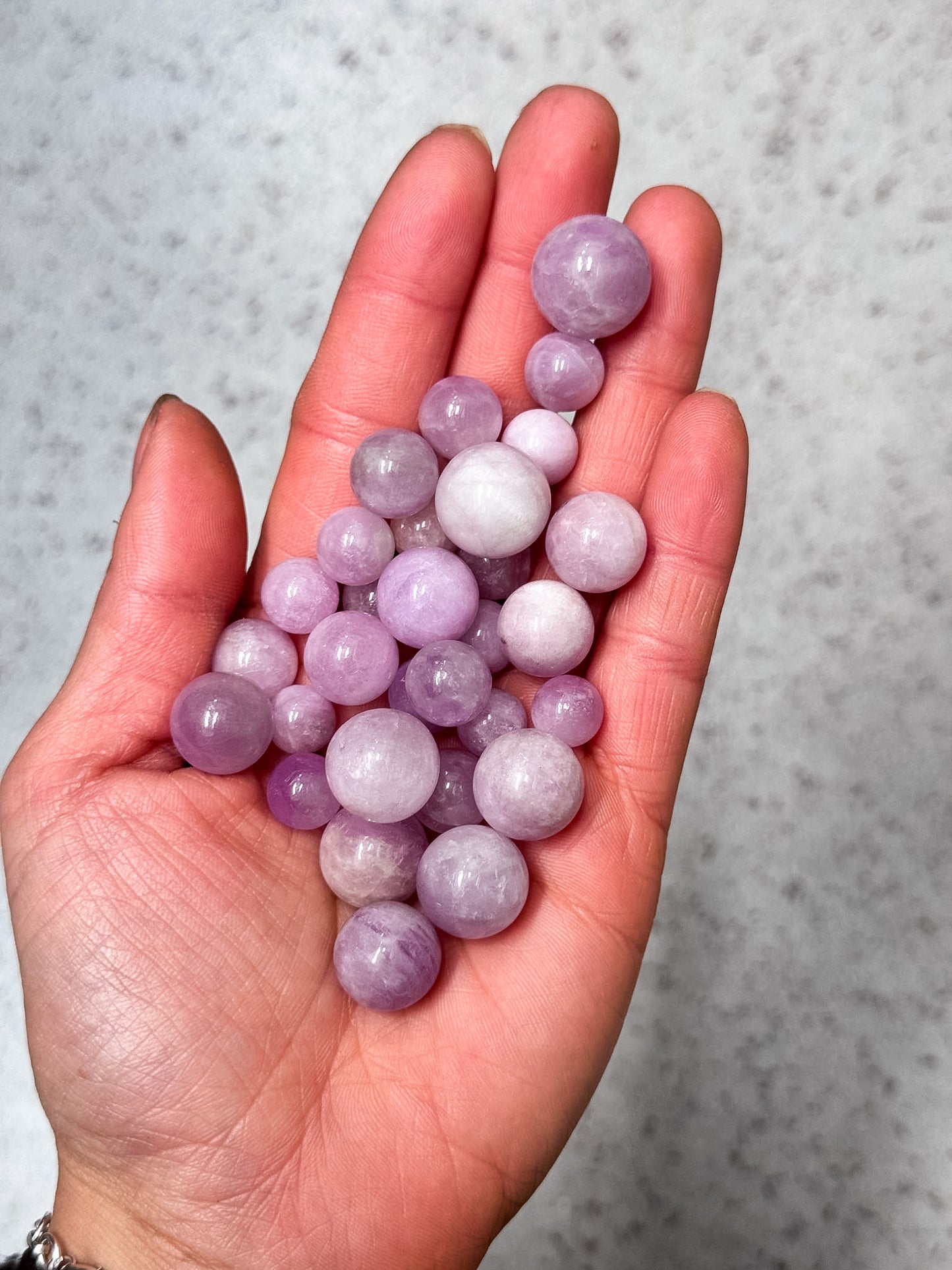 Kunzite Spheres