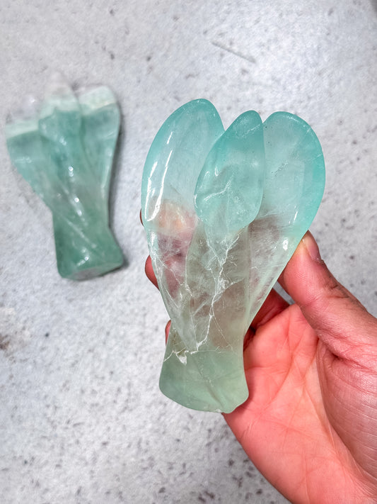 Green Fluorite Angels