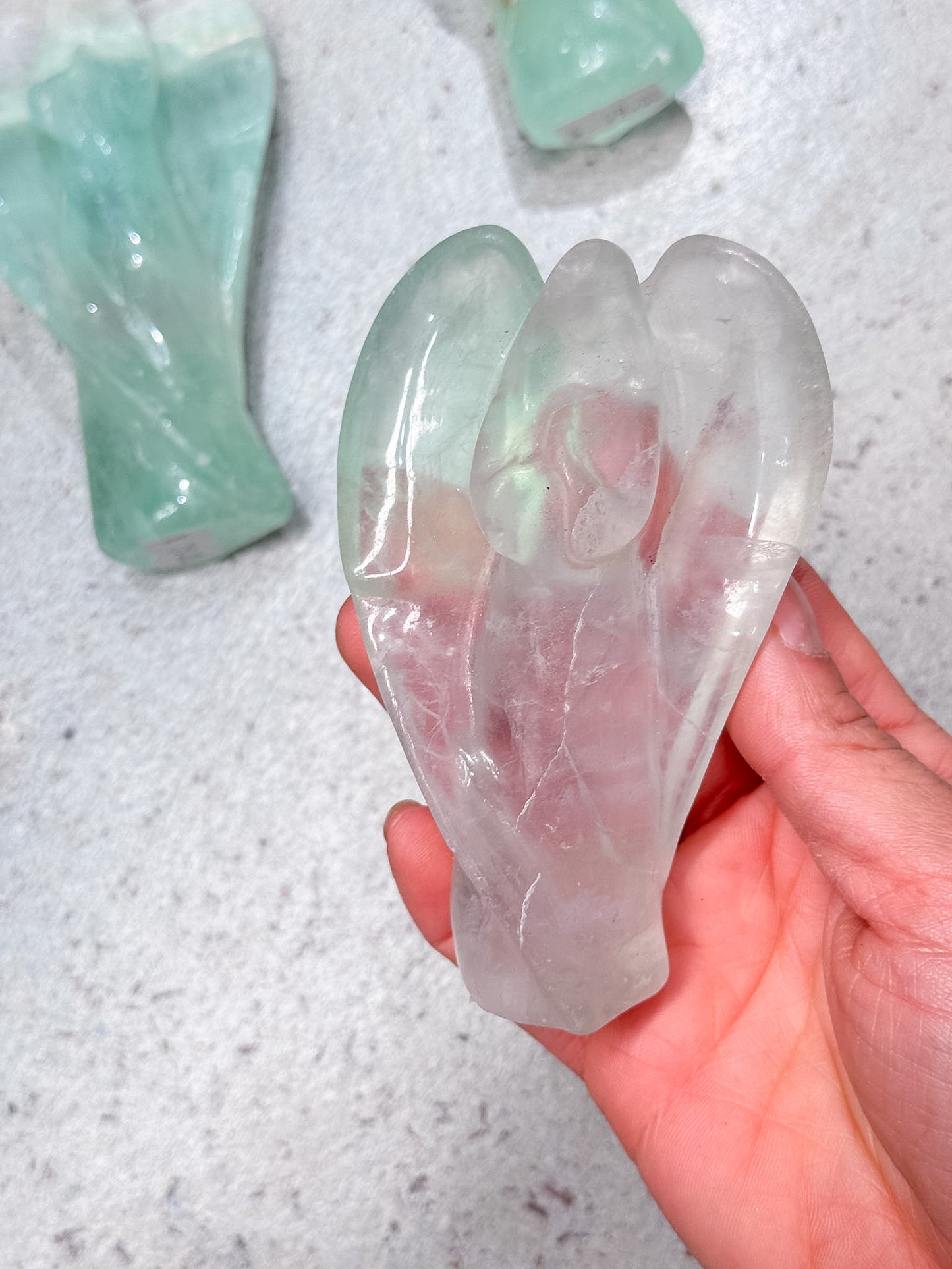 Green Fluorite Angels