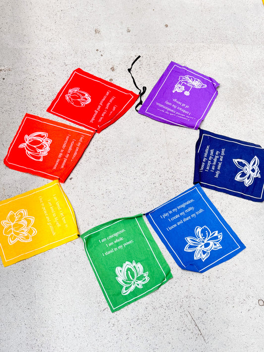 Rainbow Prayer Flag Set