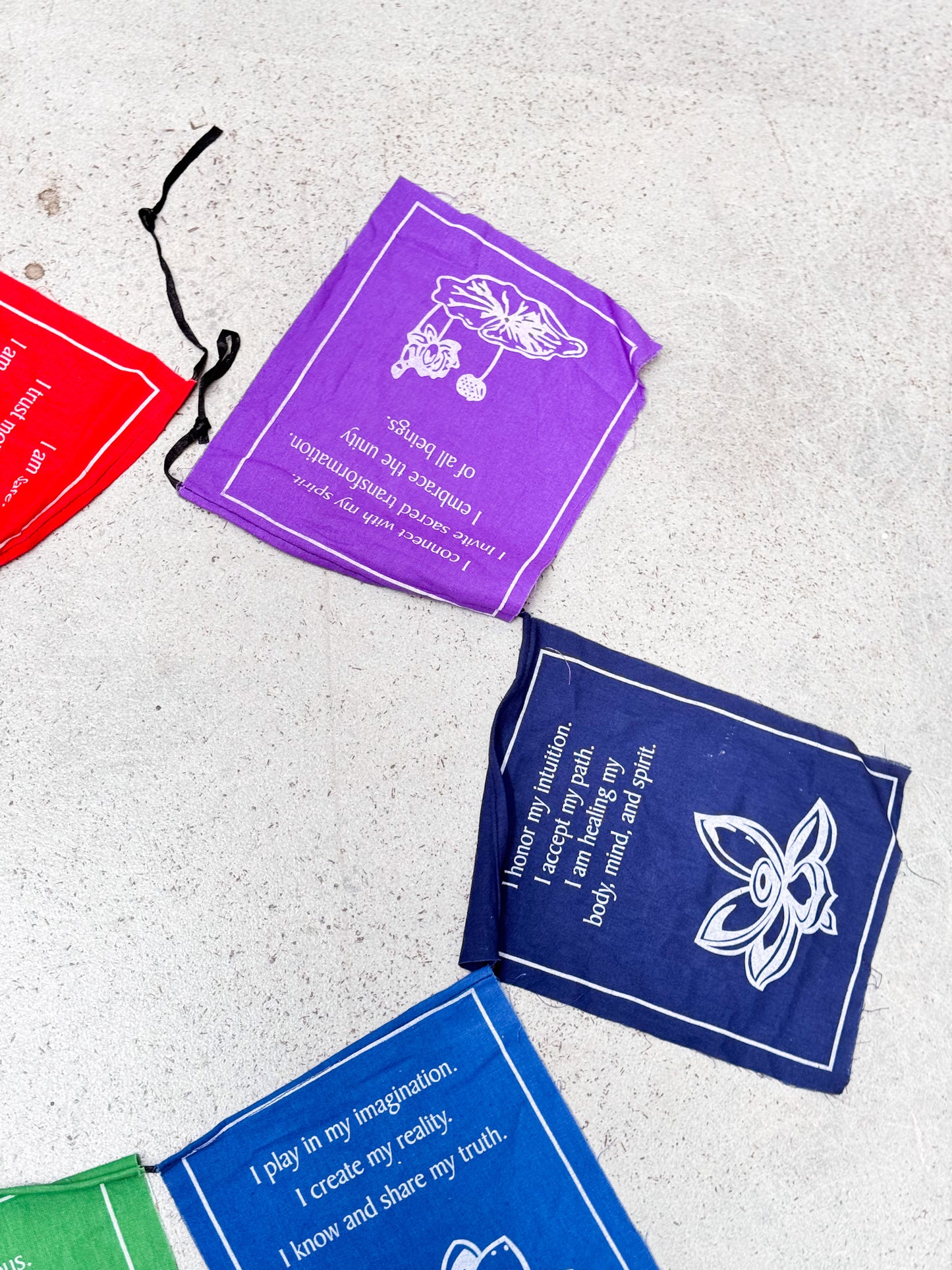 Rainbow Prayer Flag Set