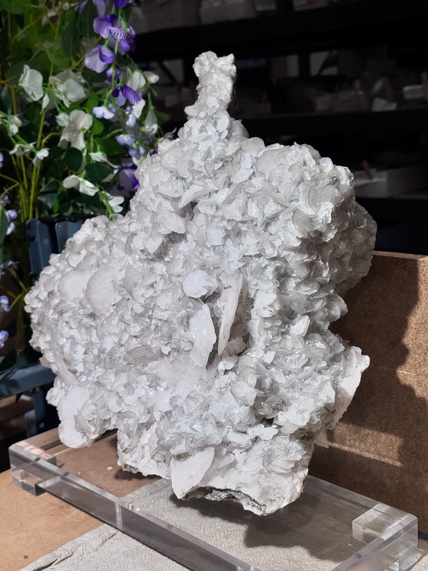 Large Fujian Dragon Scale Calcite Cluster
