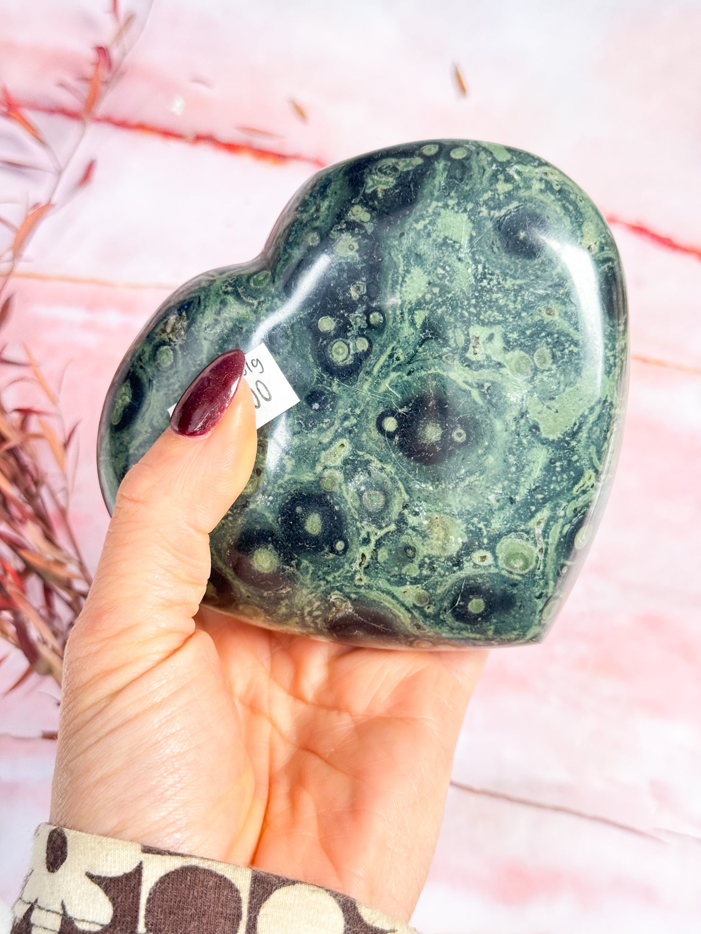 Kambaba Jasper Heart