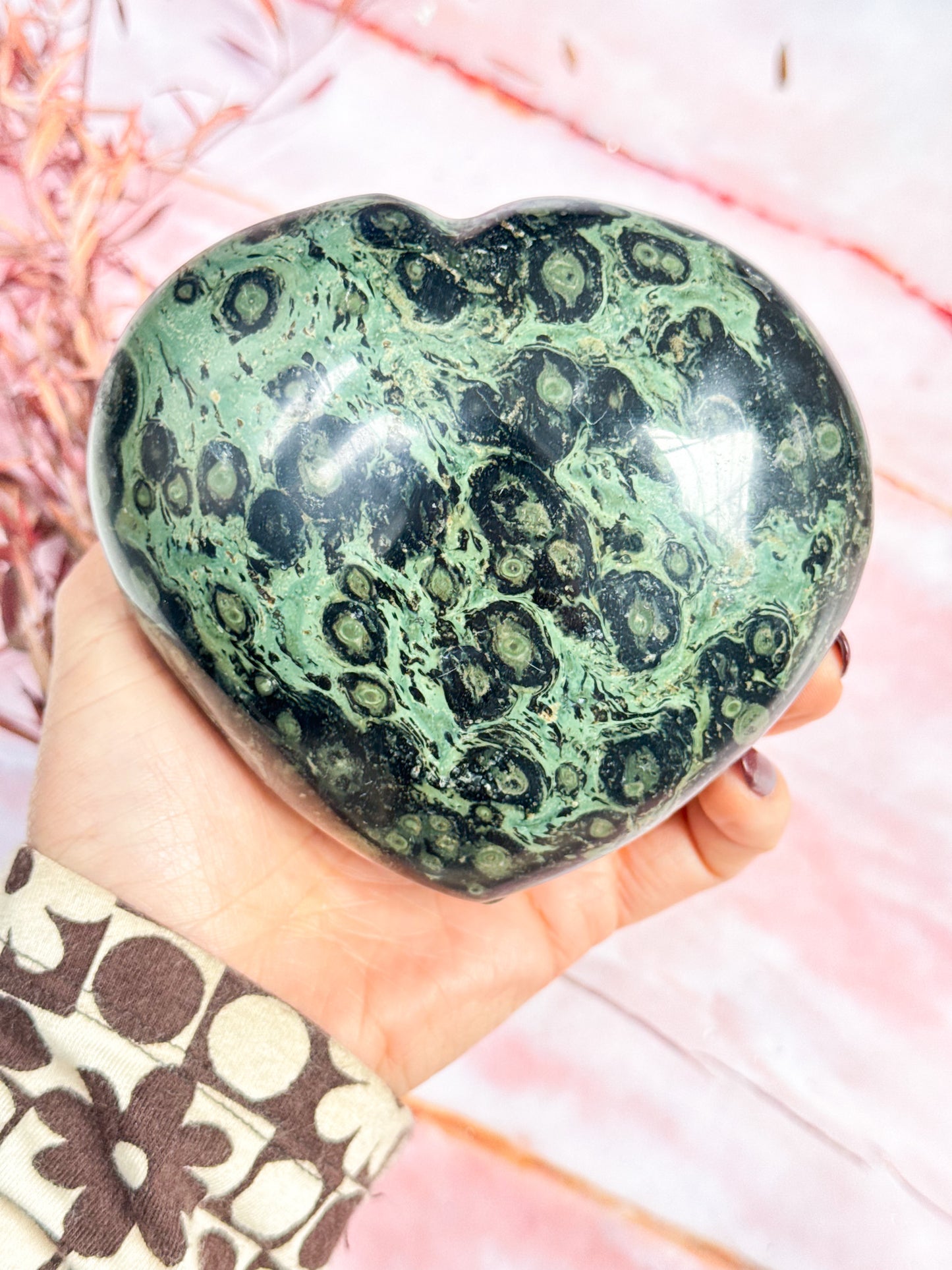 Kambaba Jasper Heart