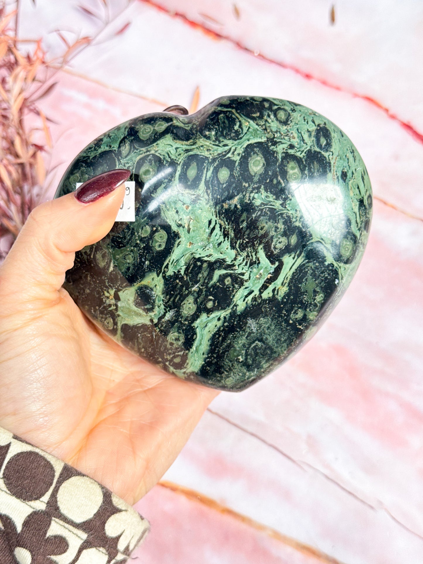 Kambaba Jasper Heart