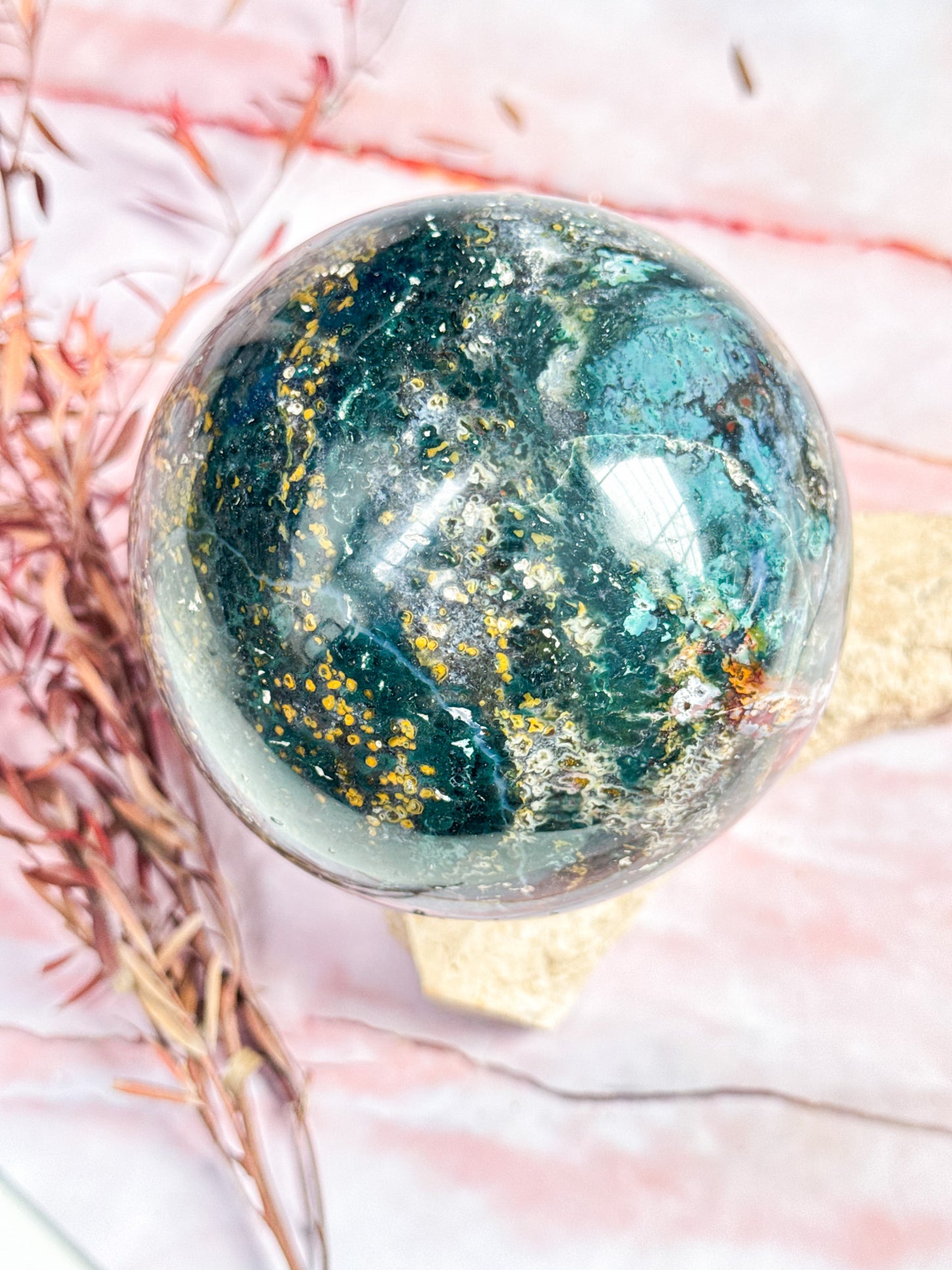 Ocean Jasper Sphere