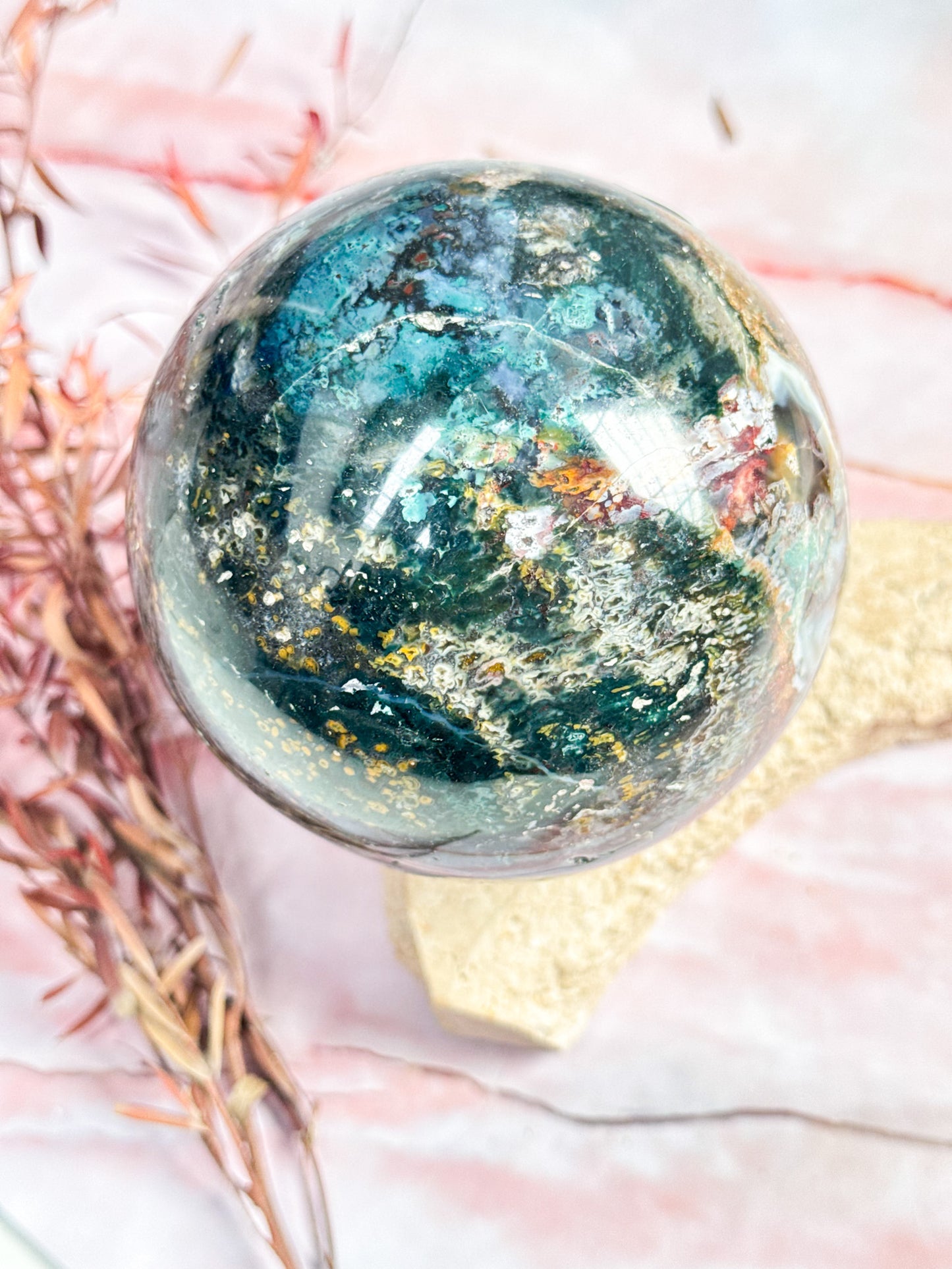 Ocean Jasper Sphere
