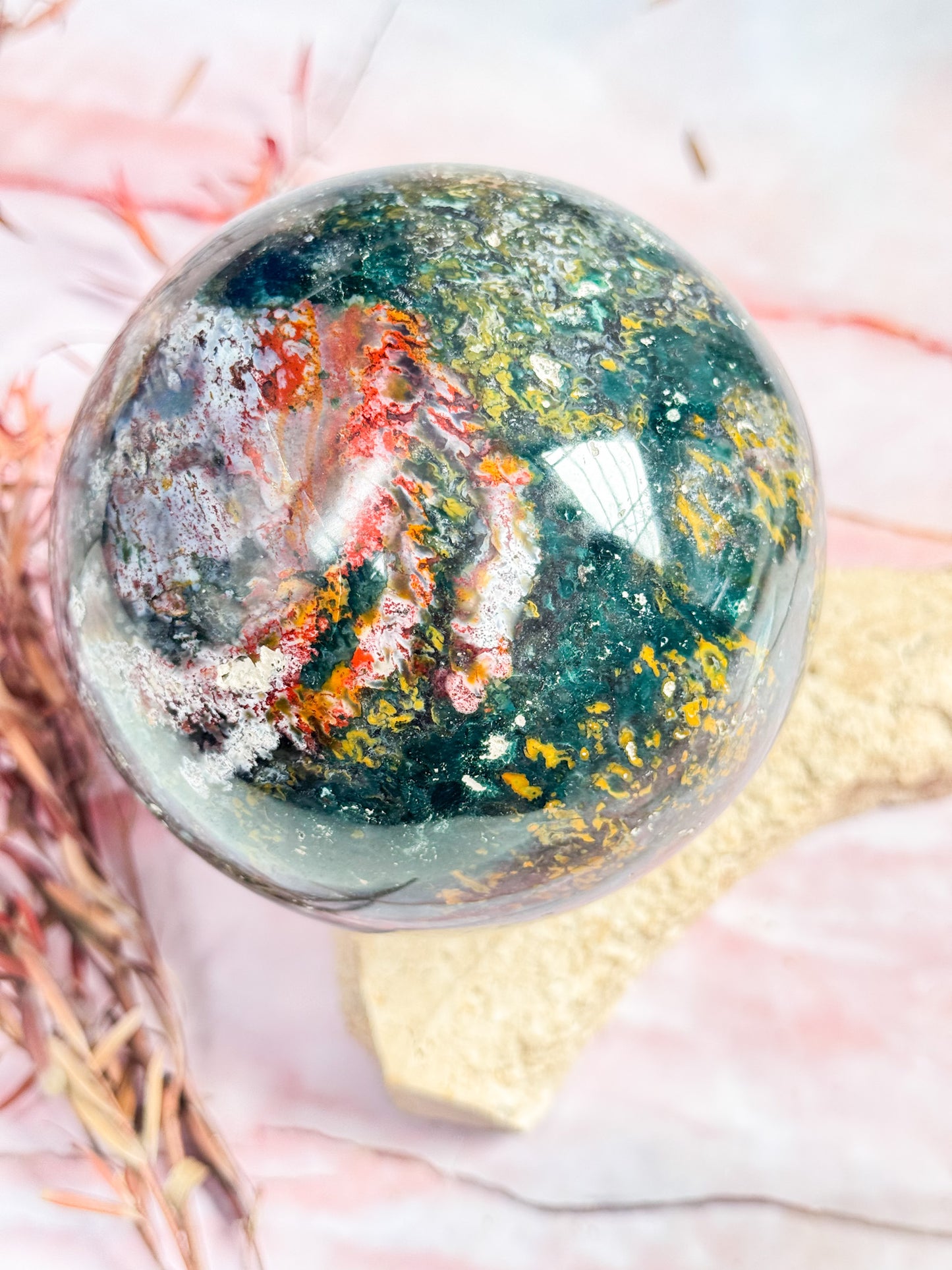 Ocean Jasper Sphere