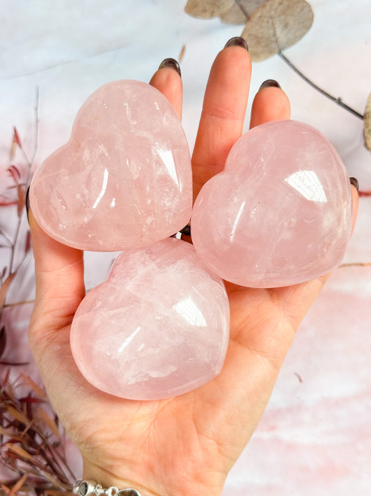 Rose Quartz Hearts