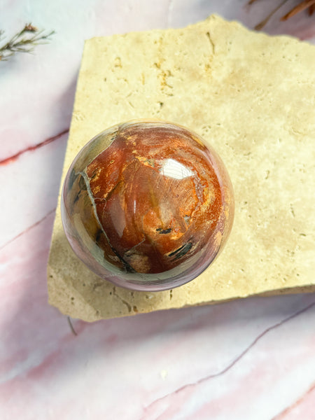 Petrified Wood Sphere